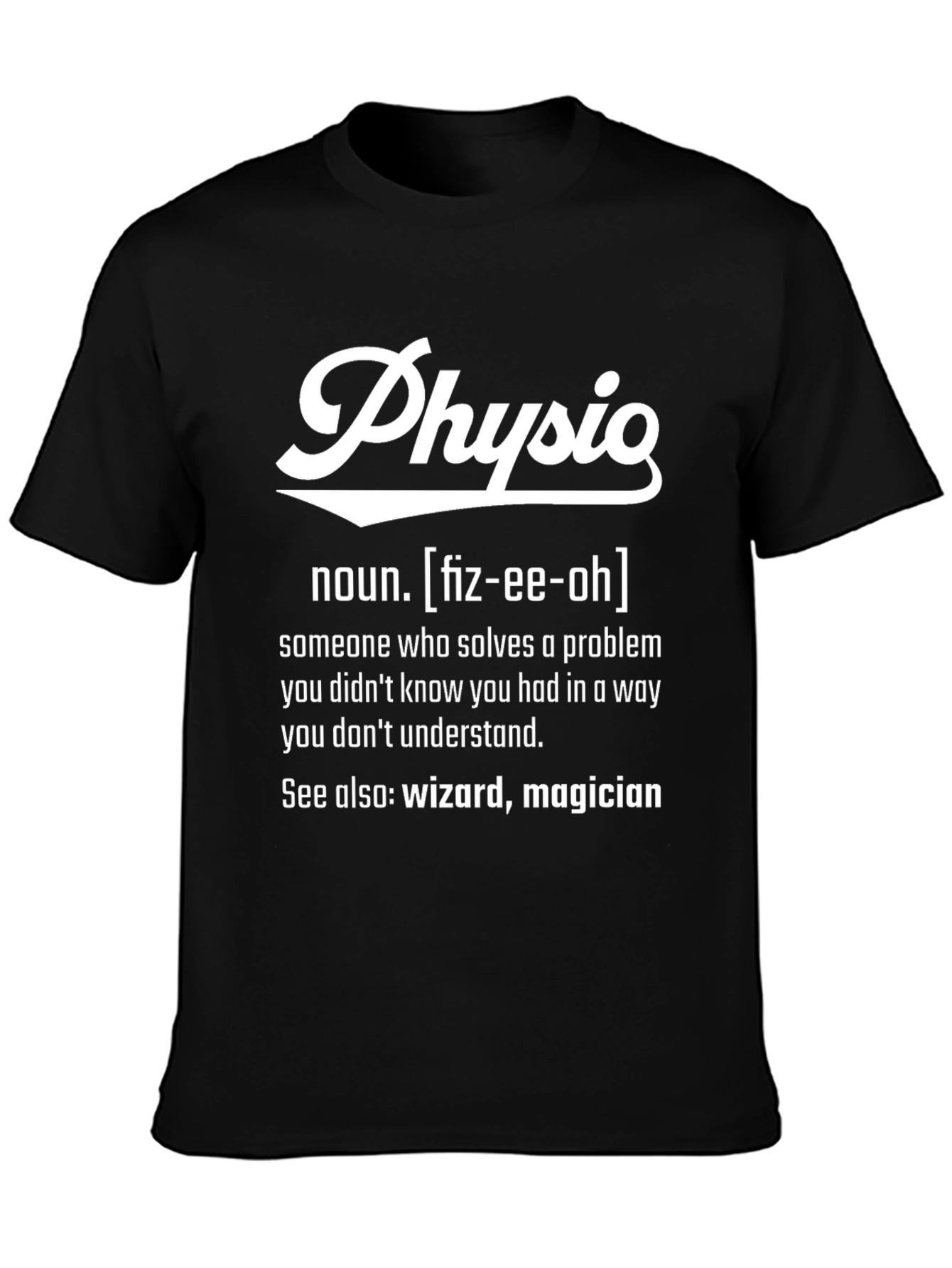 Physio Definition Graphic Tee - Wizard Magician