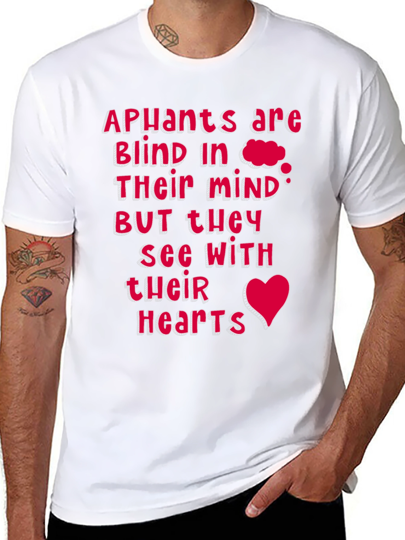 Apuants See with Their Hearts Black Tee