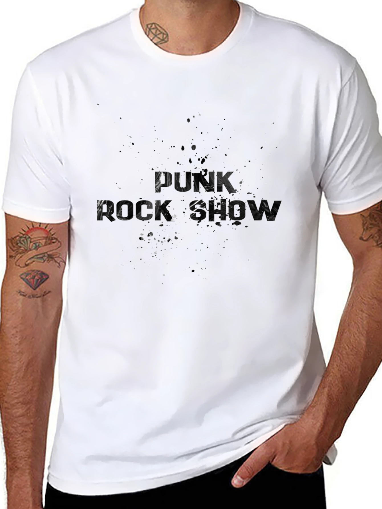 Punk Rock Show Black T-Shirt