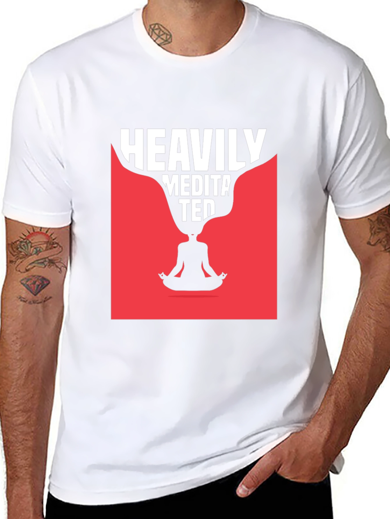 Heavily Meditated Graphic T-Shirt