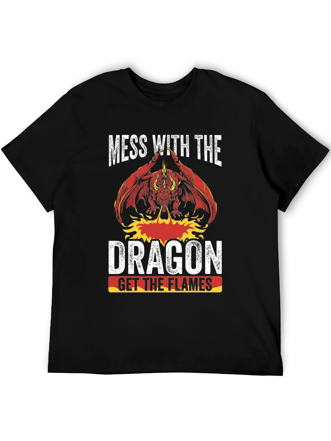 Dragon Flames Graphic T-Shirt
