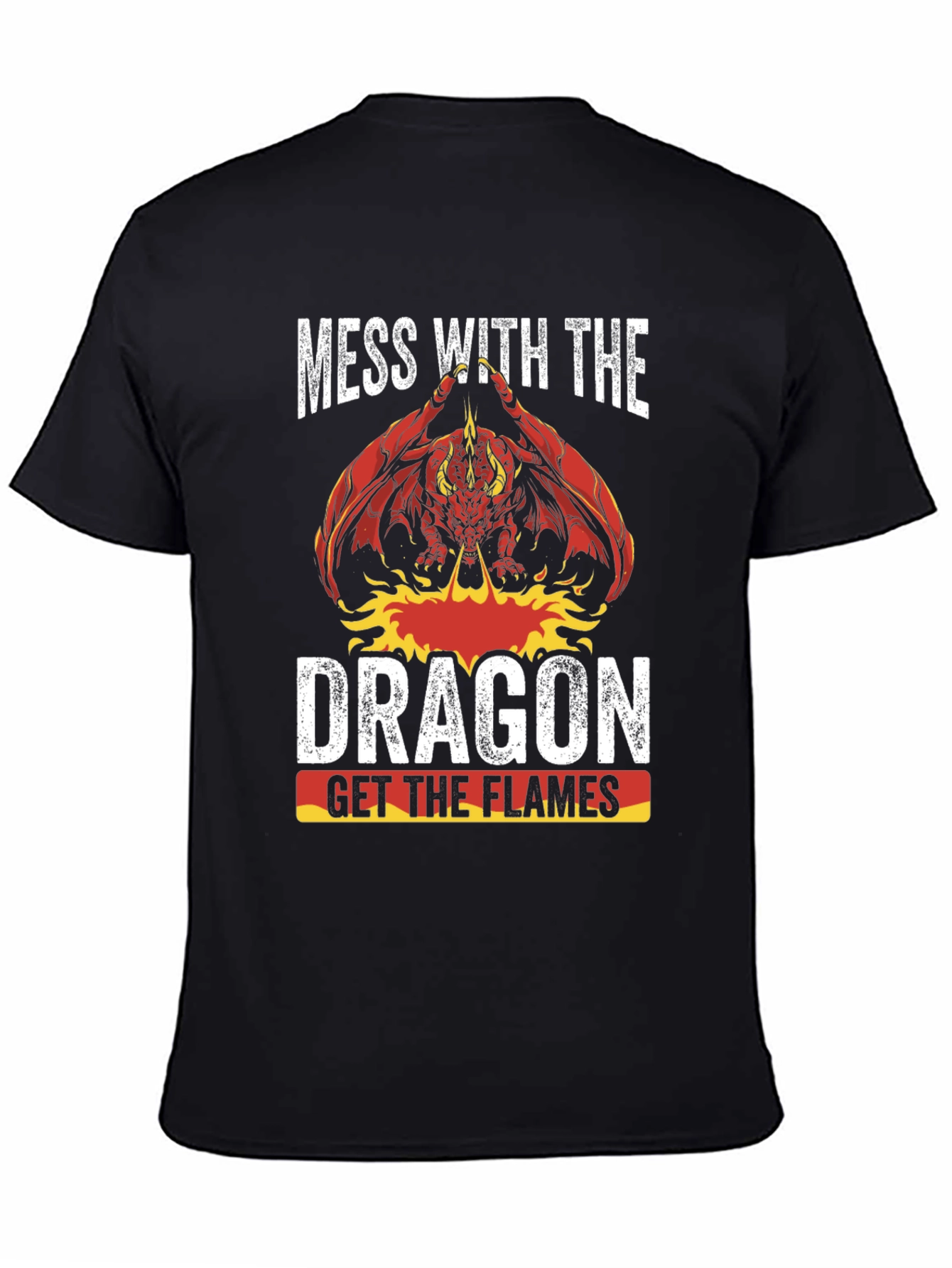 Dragon Flames Graphic T-Shirt