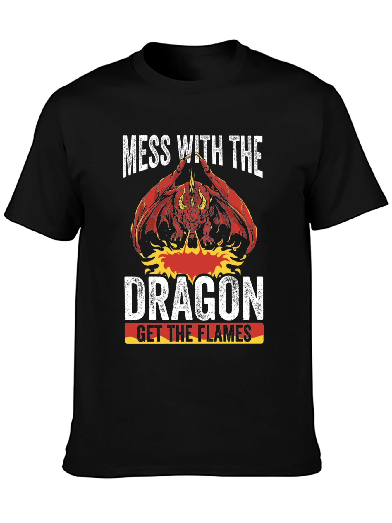 Dragon Flames Graphic T-Shirt