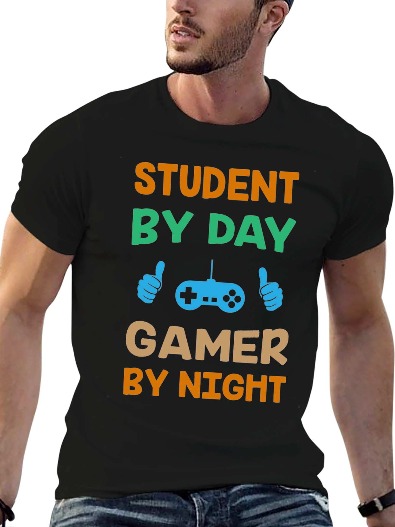 Student by Day Gamer by Night T-Shirt
