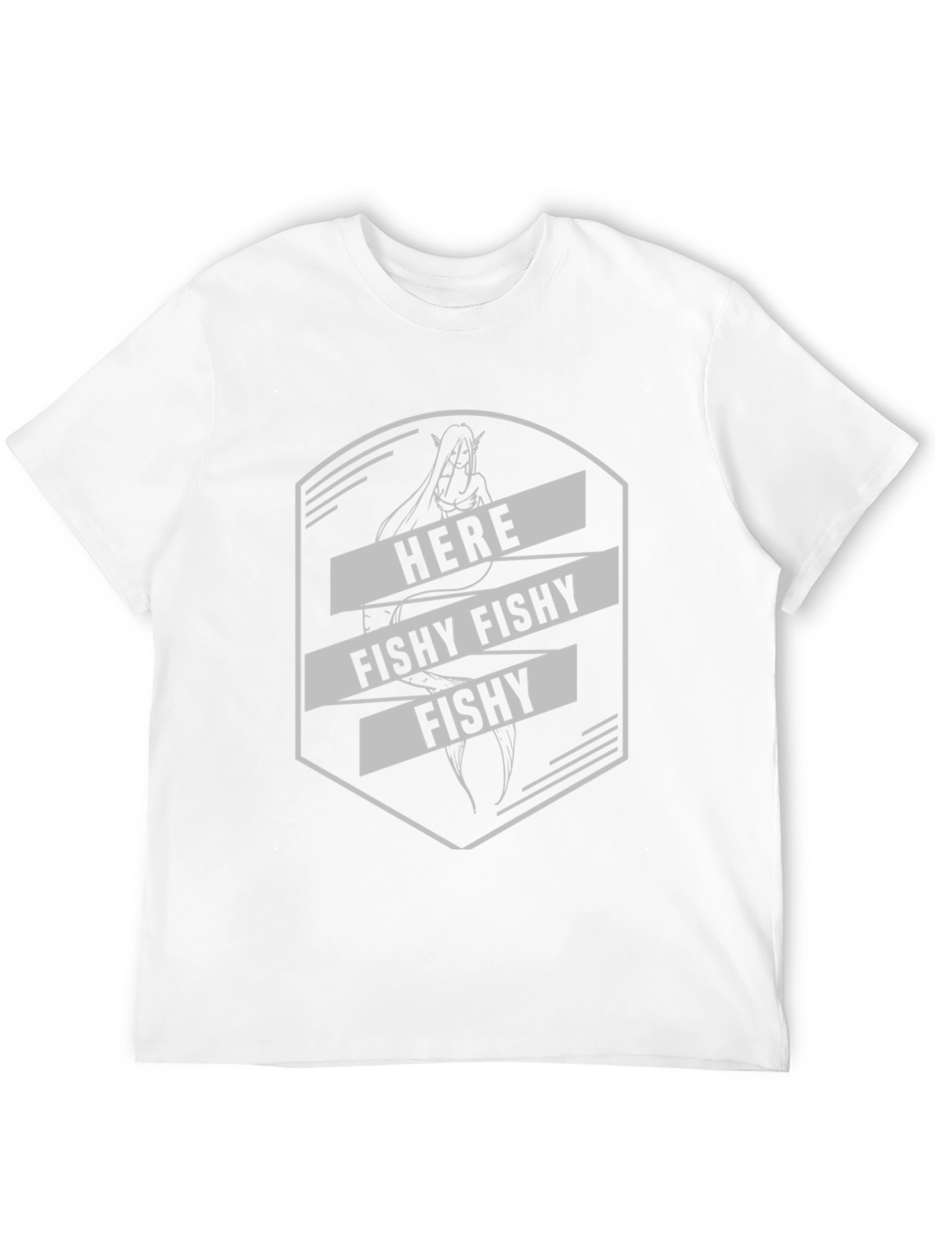 Here Fishy Fishy T-Shirt - Black Graphic Tee