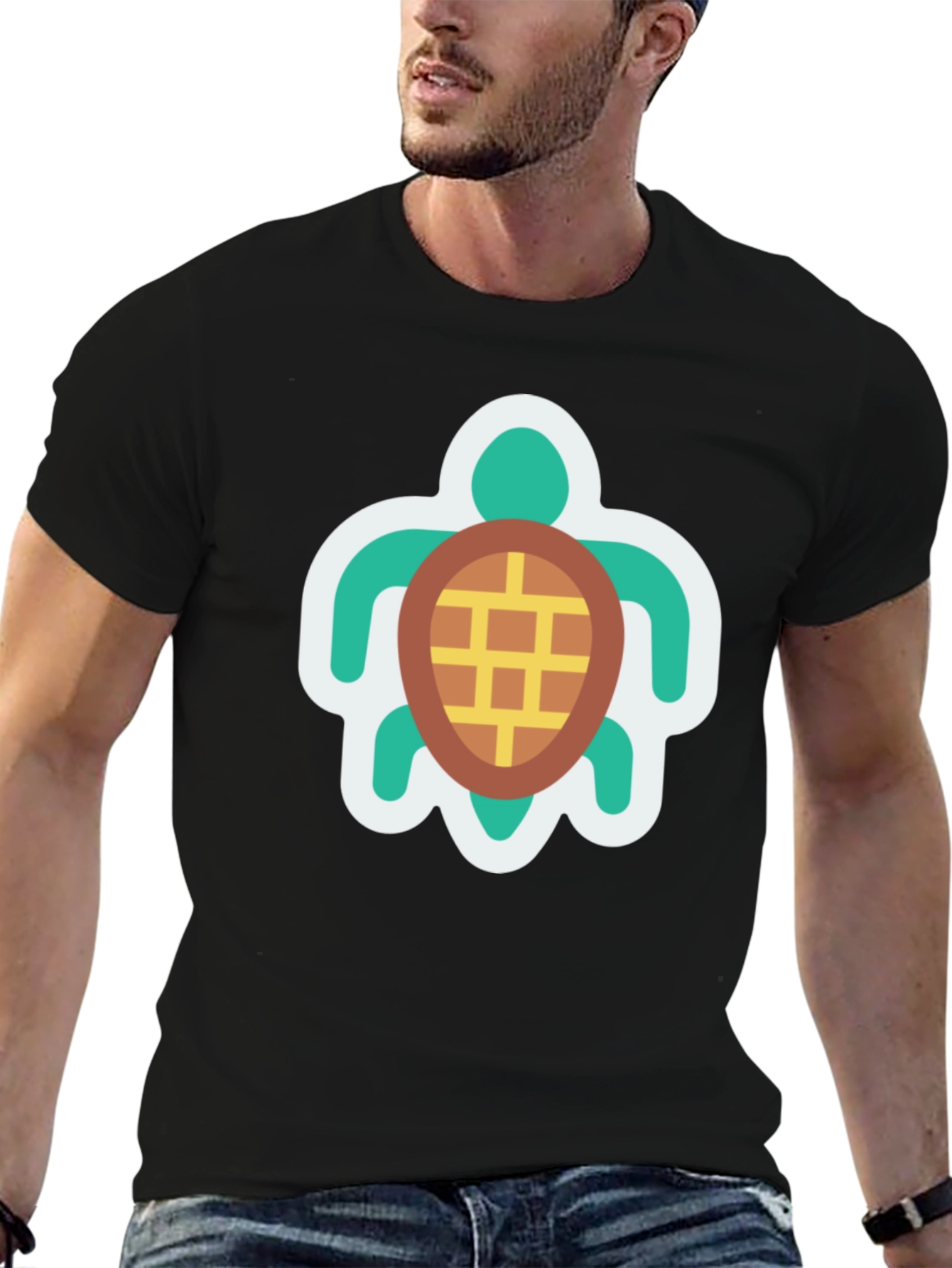 Sea Turtle Graphic T-Shirt - Casual Cotton Tee