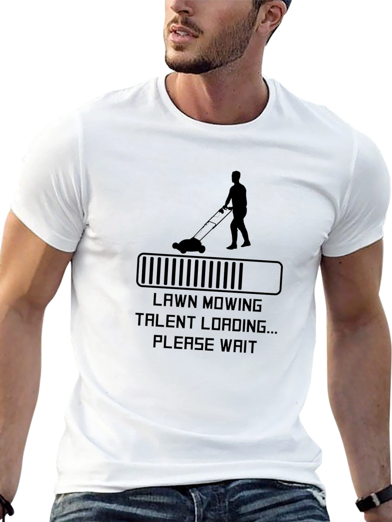 Lawn Mowing Talent Loading Graphic Tee