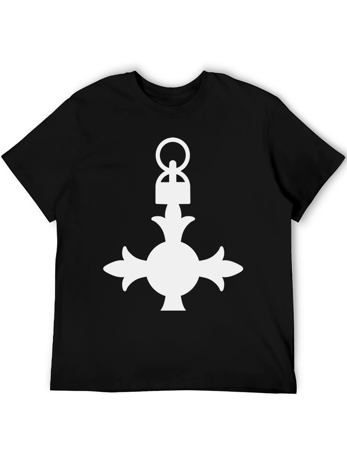 Black T-Shirt with White Alchemical Symbol