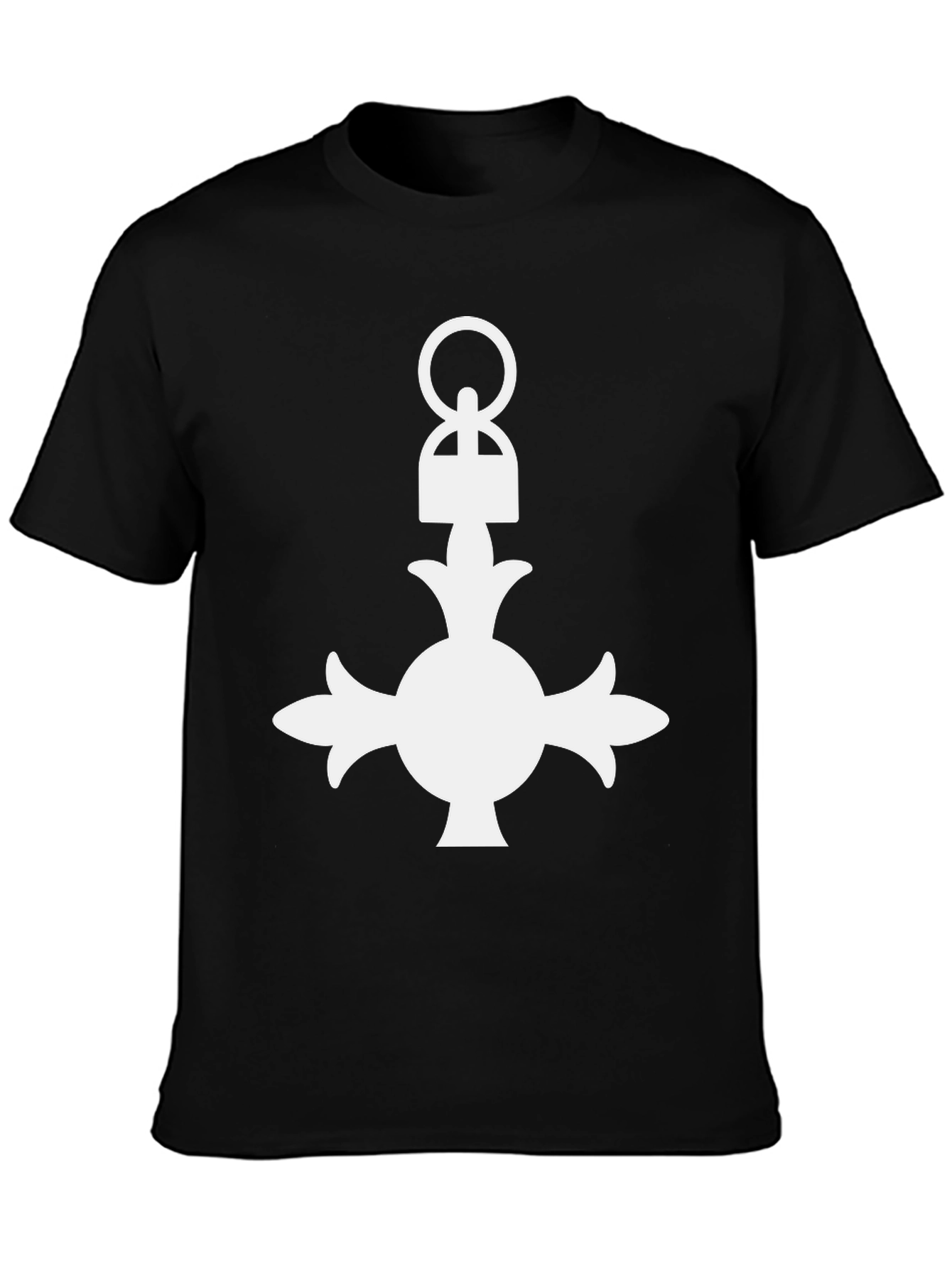 Black T-Shirt with White Alchemical Symbol