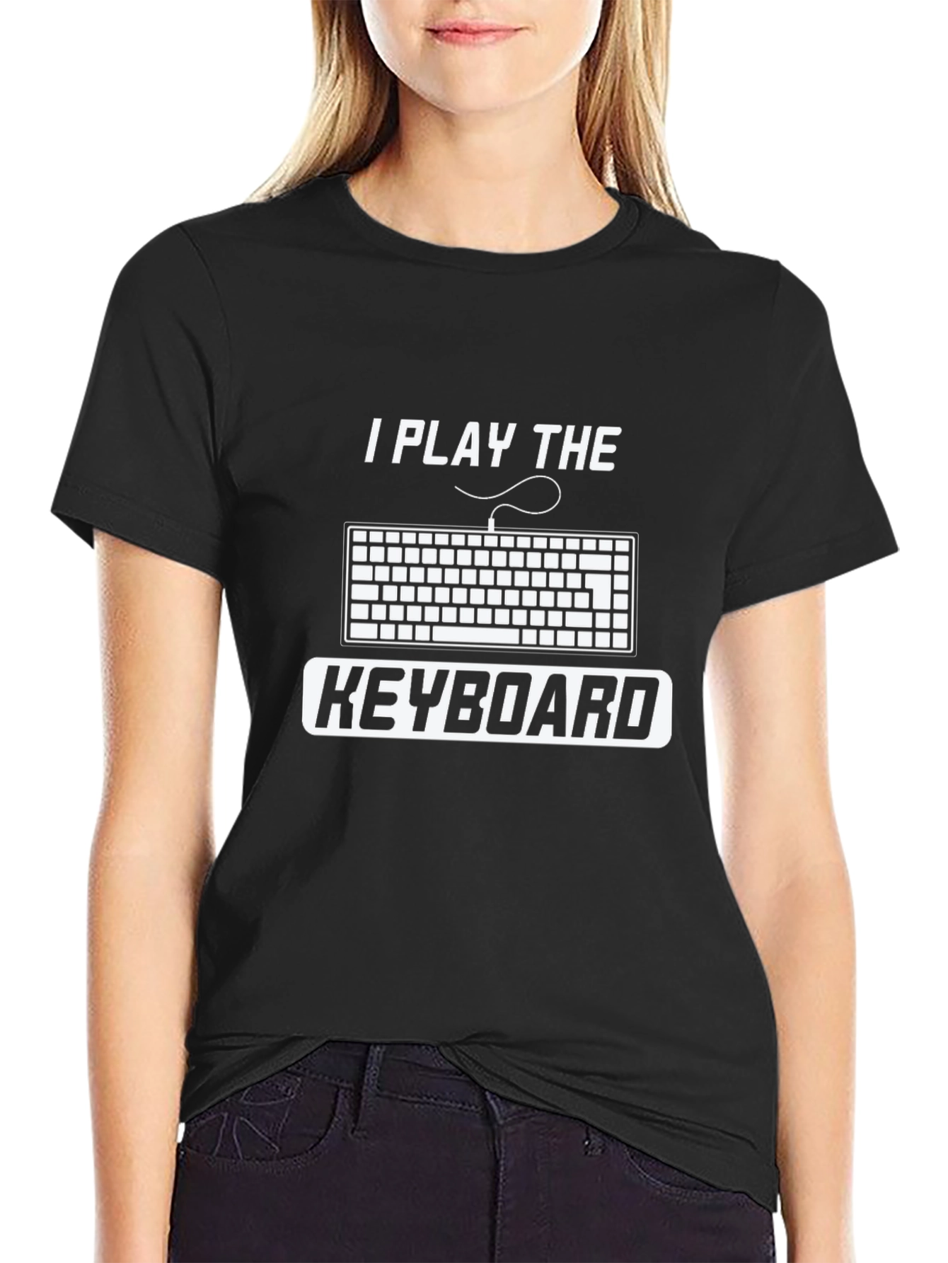 I Play the Keyboard T-Shirt - Musician Graphic Tee