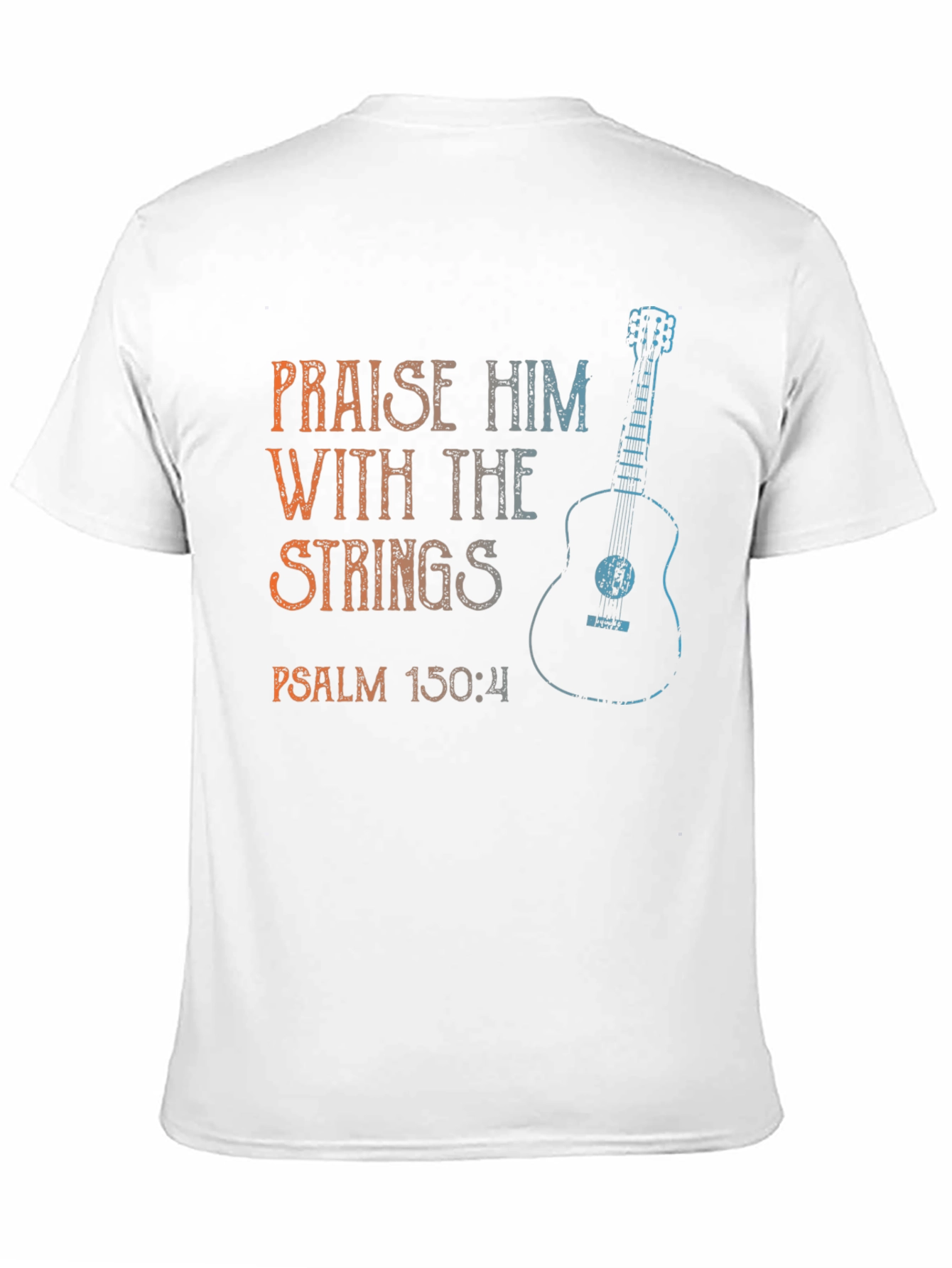 Praise Him With Strings Black T-Shirt