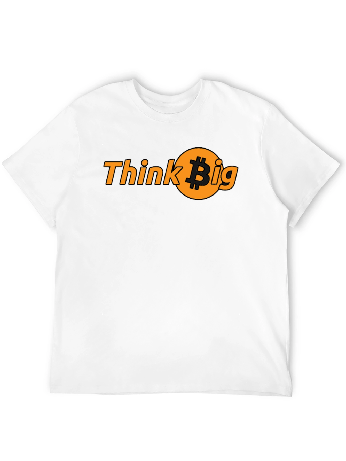 Think Big Bitcoin T-Shirt - Crypto Investor Tee