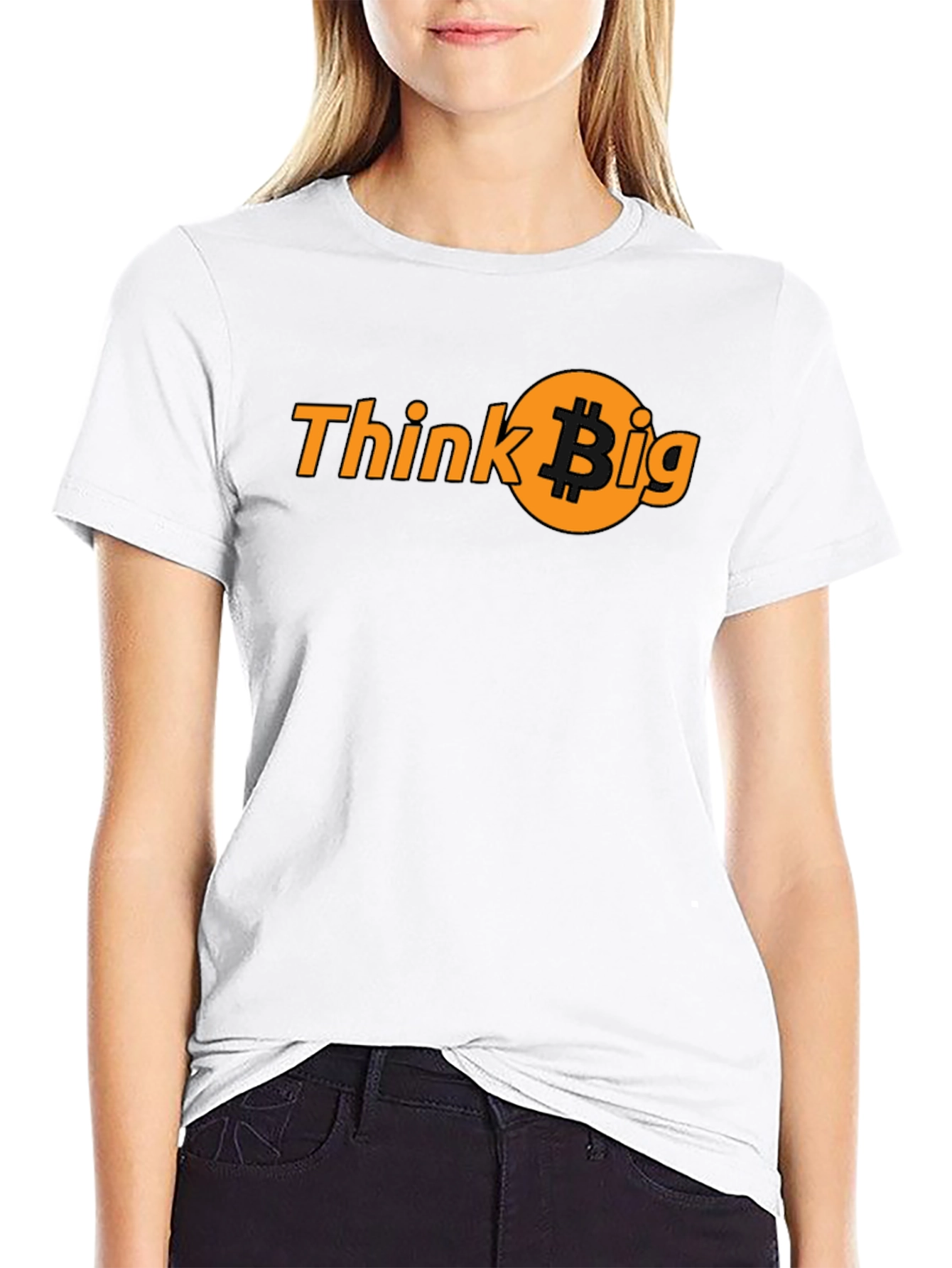 Think Big Bitcoin T-Shirt - Crypto Investor Tee