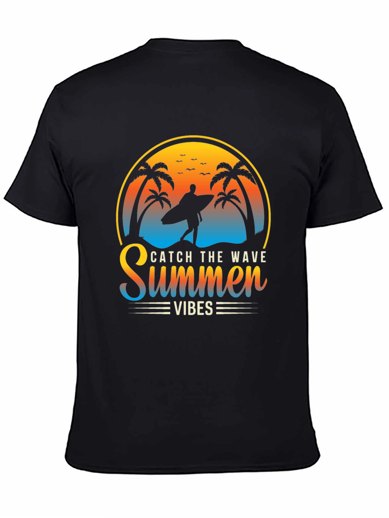 Summer Vibes Graphic Tee - Catch the Wave