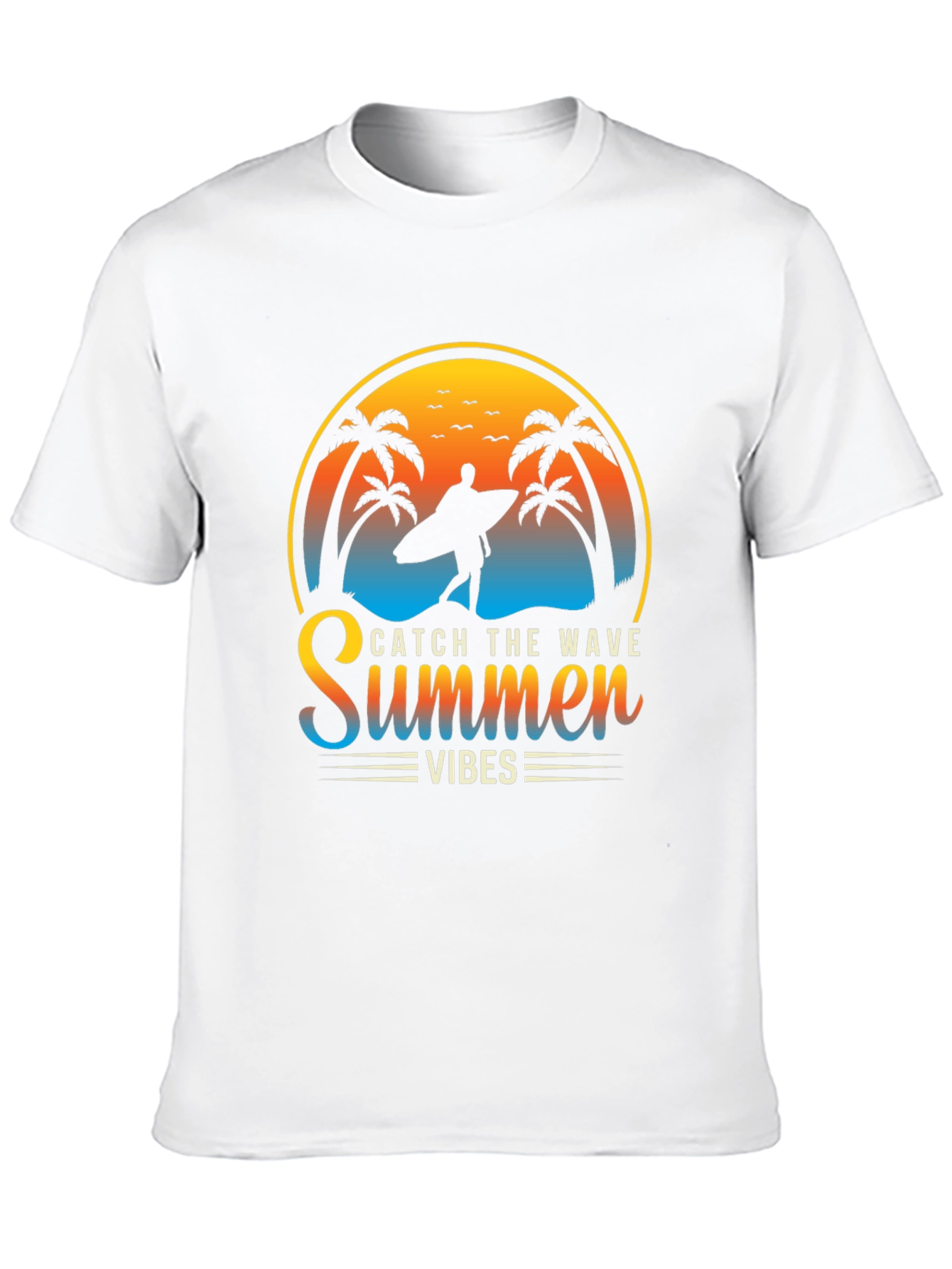 Summer Vibes Graphic Tee - Catch the Wave