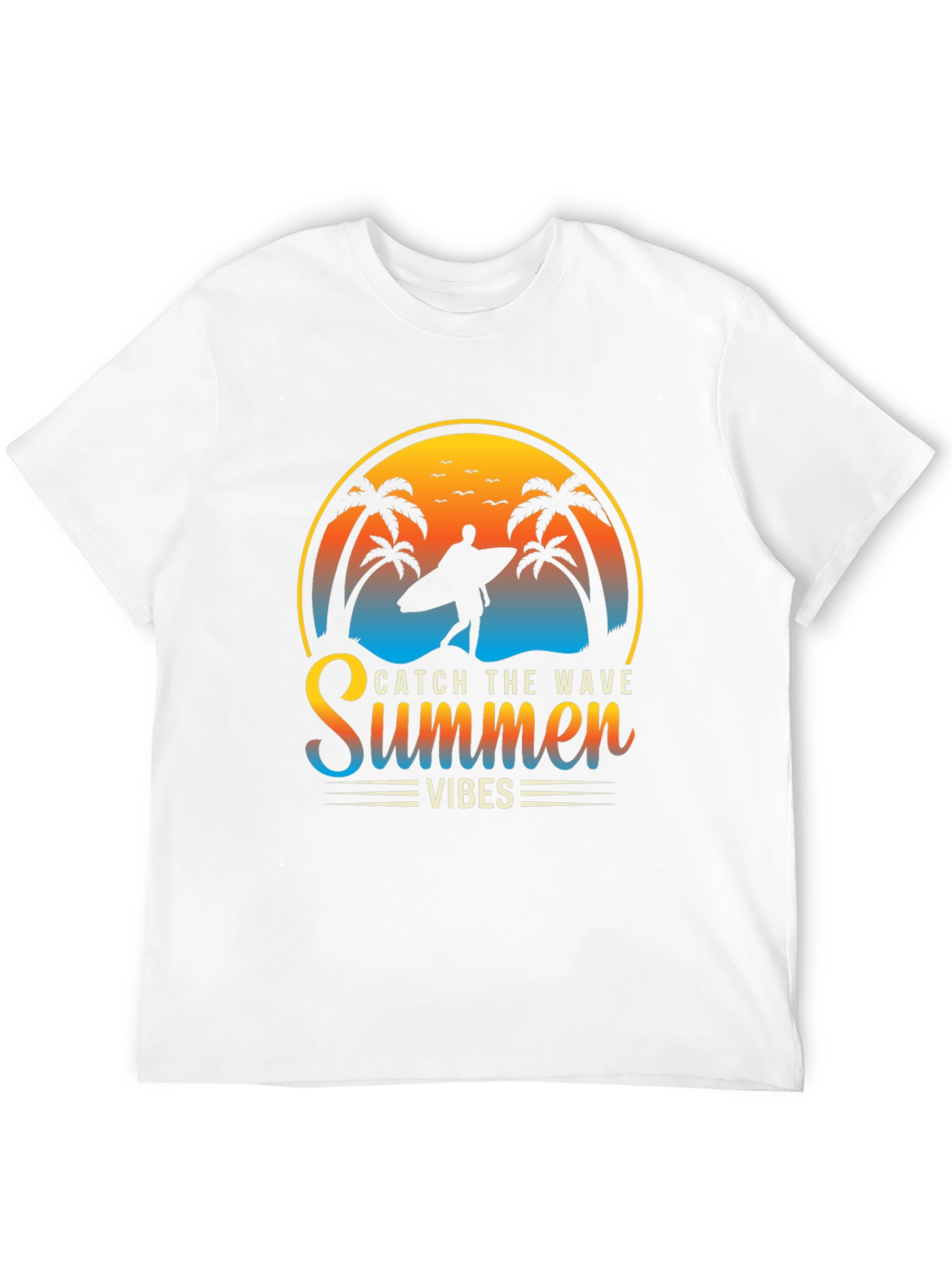 Summer Vibes Graphic Tee - Catch the Wave