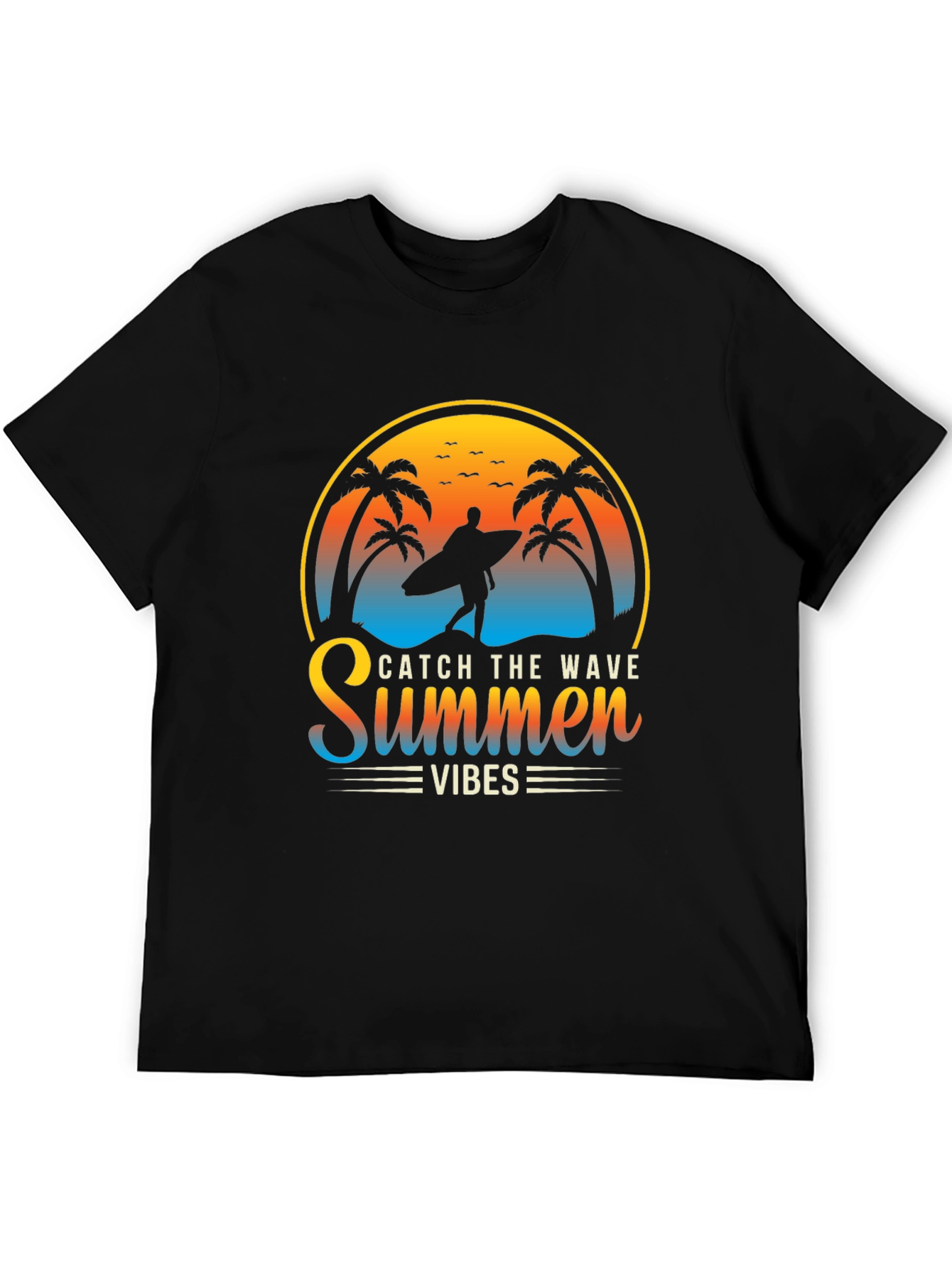 Summer Vibes Graphic Tee - Catch the Wave