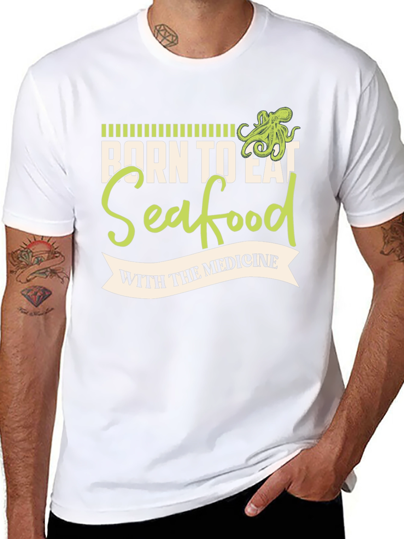 Born to Eat Seafood T-Shirt