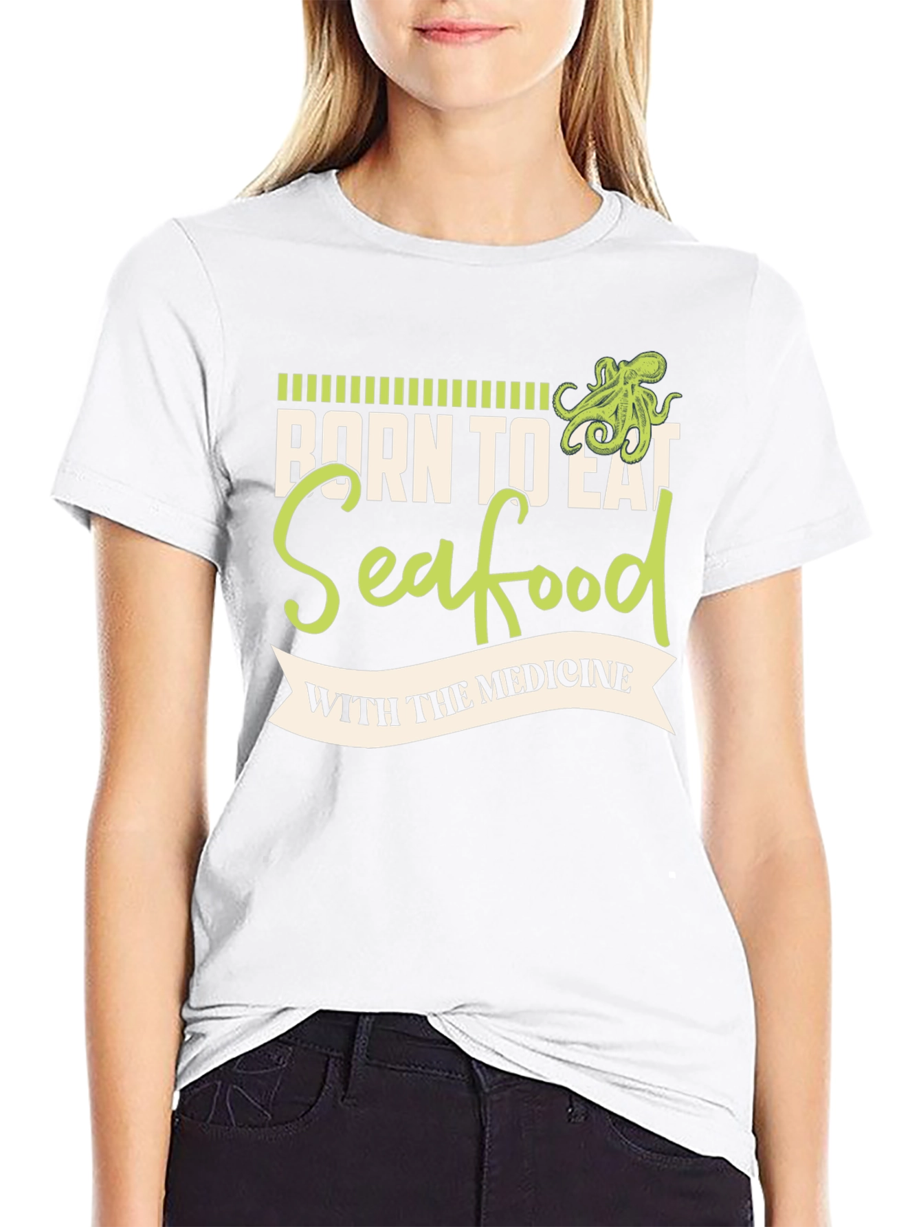 Born to Eat Seafood T-Shirt