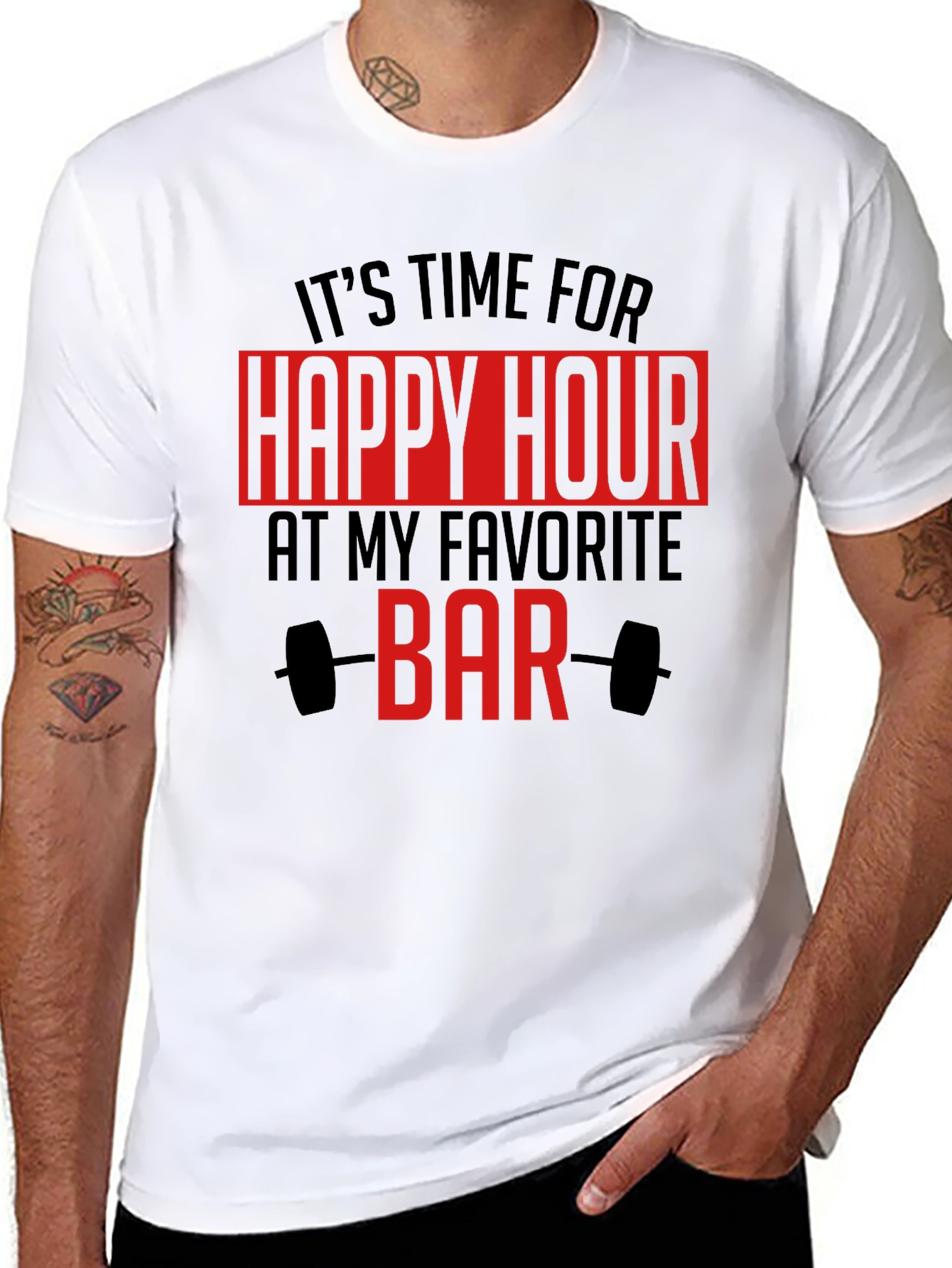Workout Happy Hour Graphic Tee