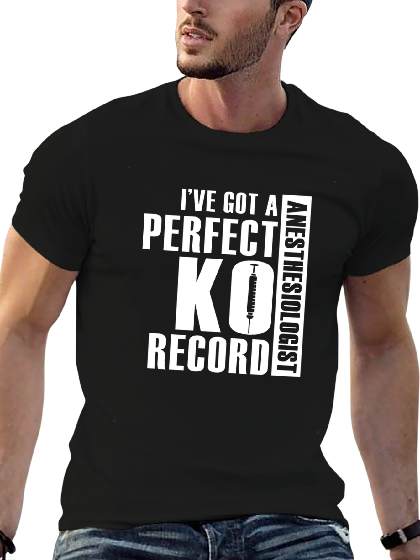 Perfect KO Record Anesthesiologist T-Shirt