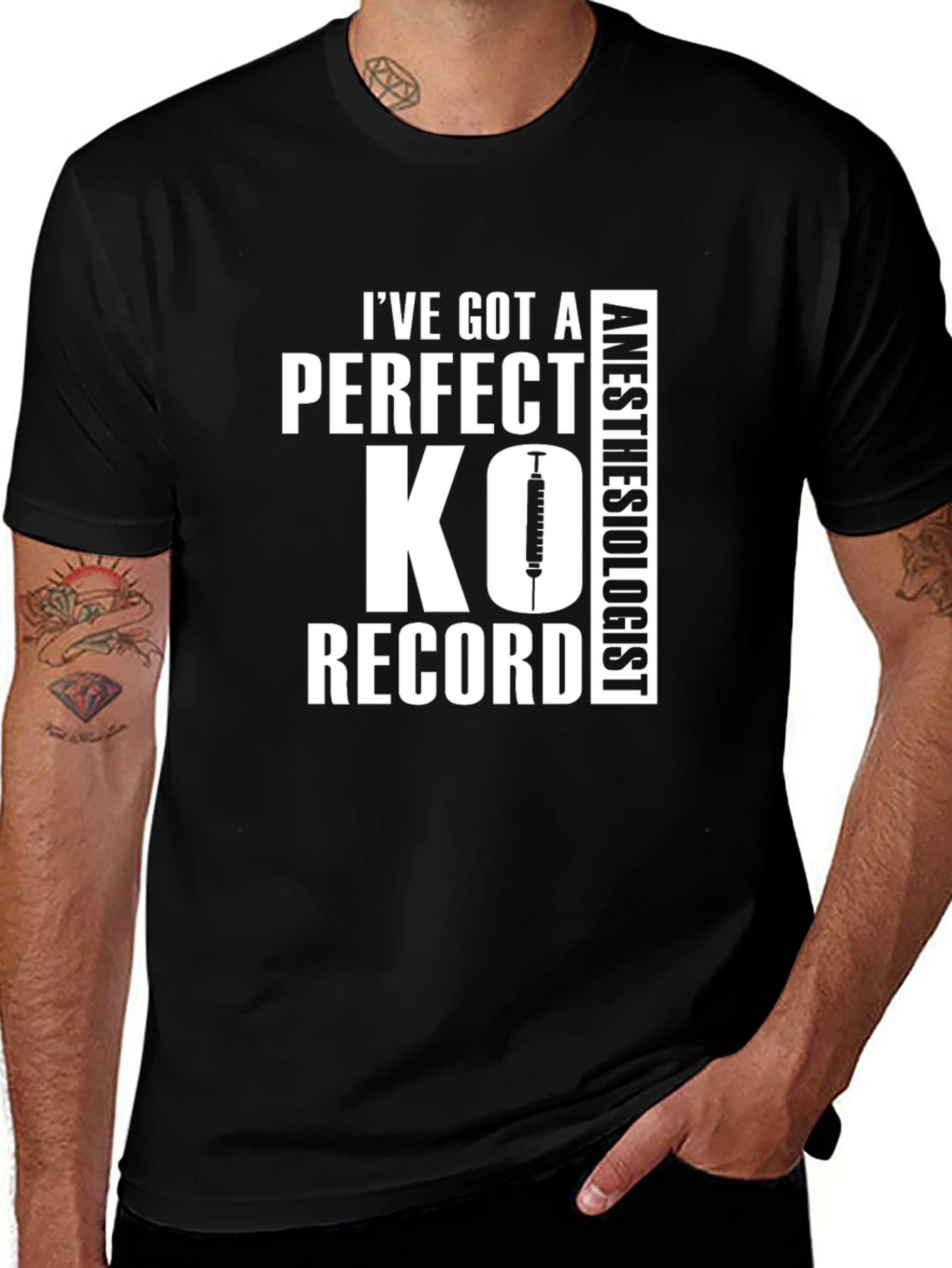 Perfect KO Record Anesthesiologist T-Shirt