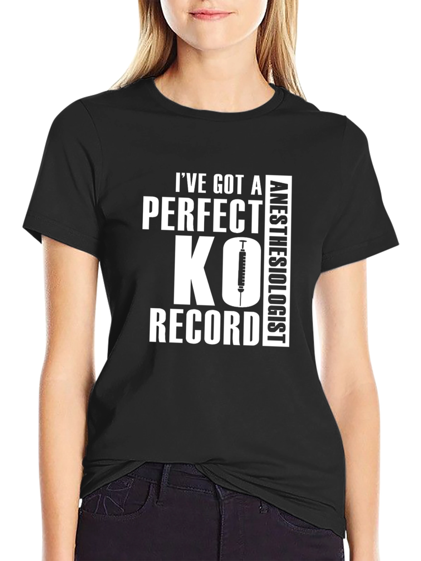 Perfect KO Record Anesthesiologist T-Shirt