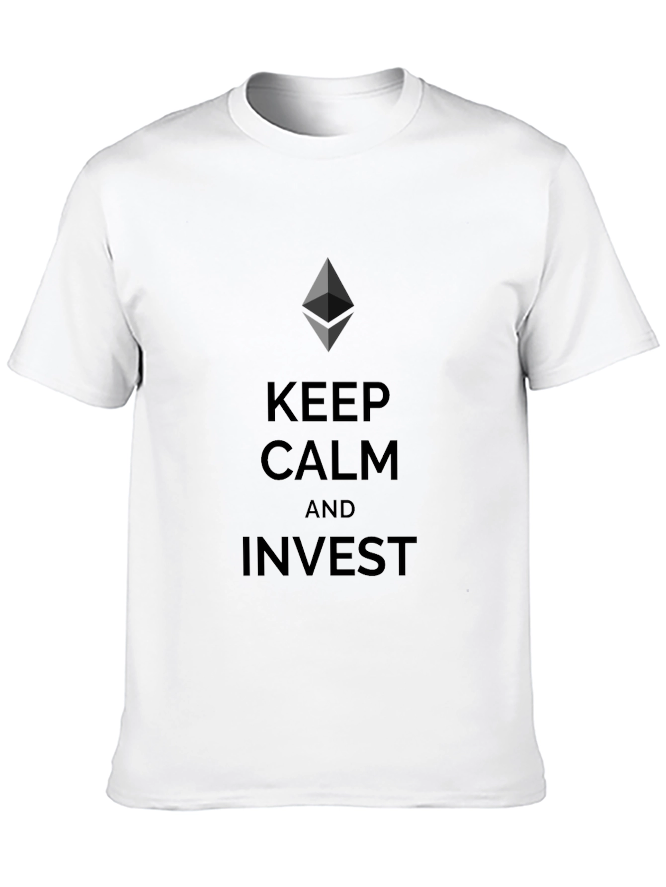 Keep Calm & Invest Black T-Shirt