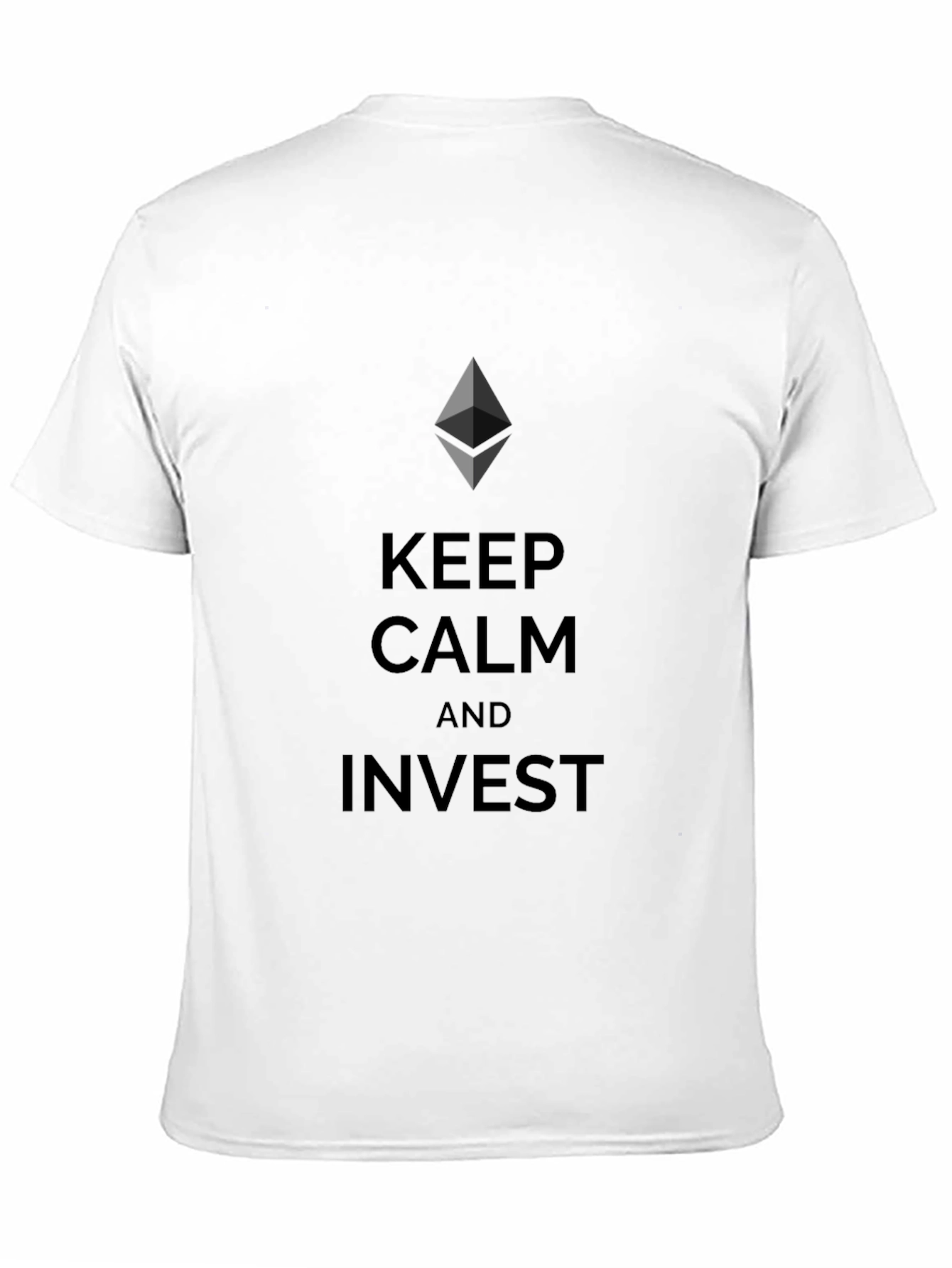 Keep Calm & Invest Black T-Shirt