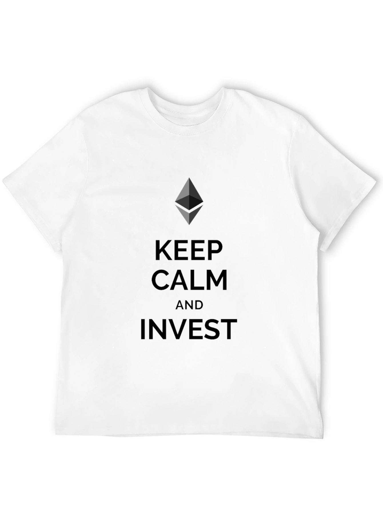 Keep Calm & Invest Black T-Shirt