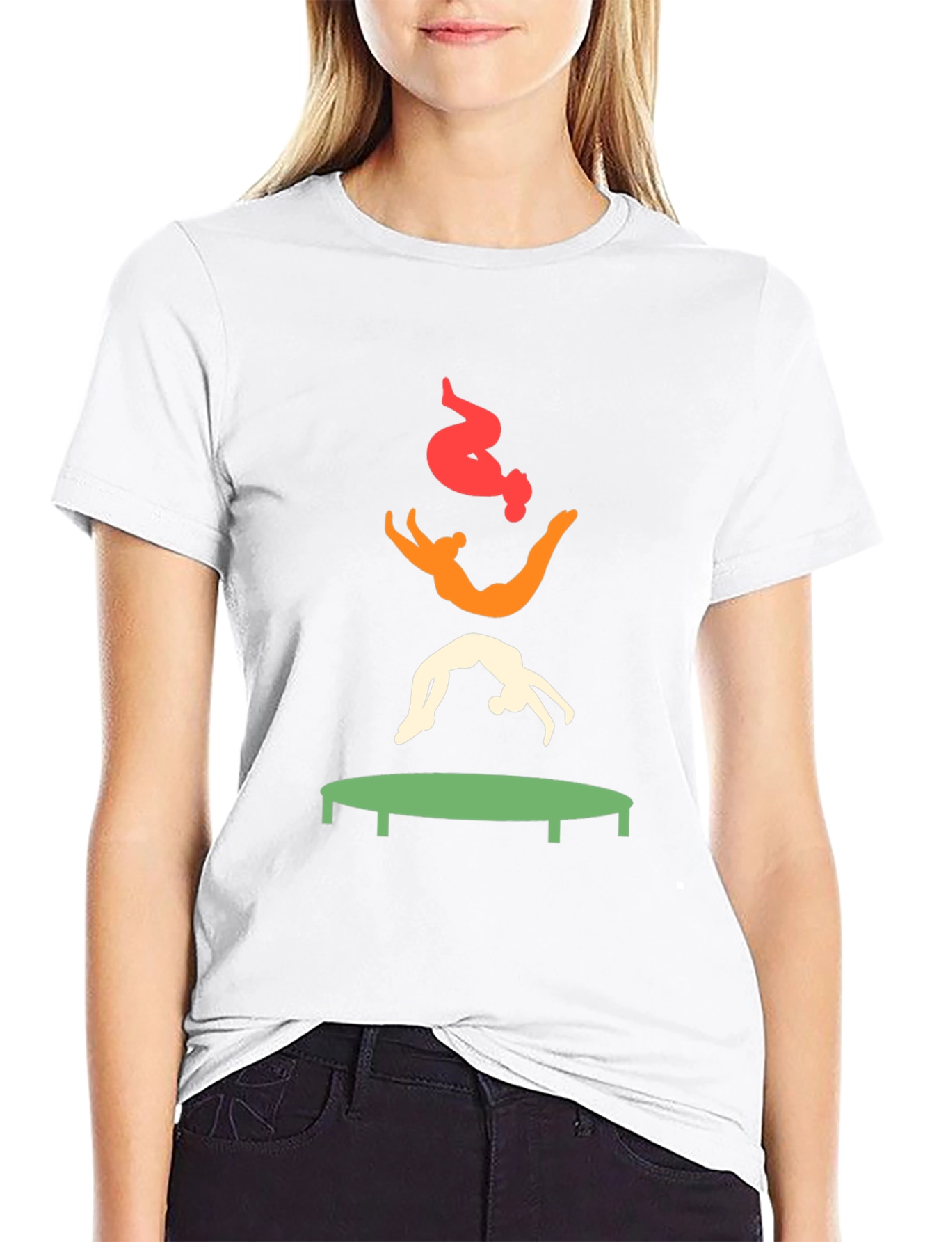 Gymnast Trampoline Graphic Tee