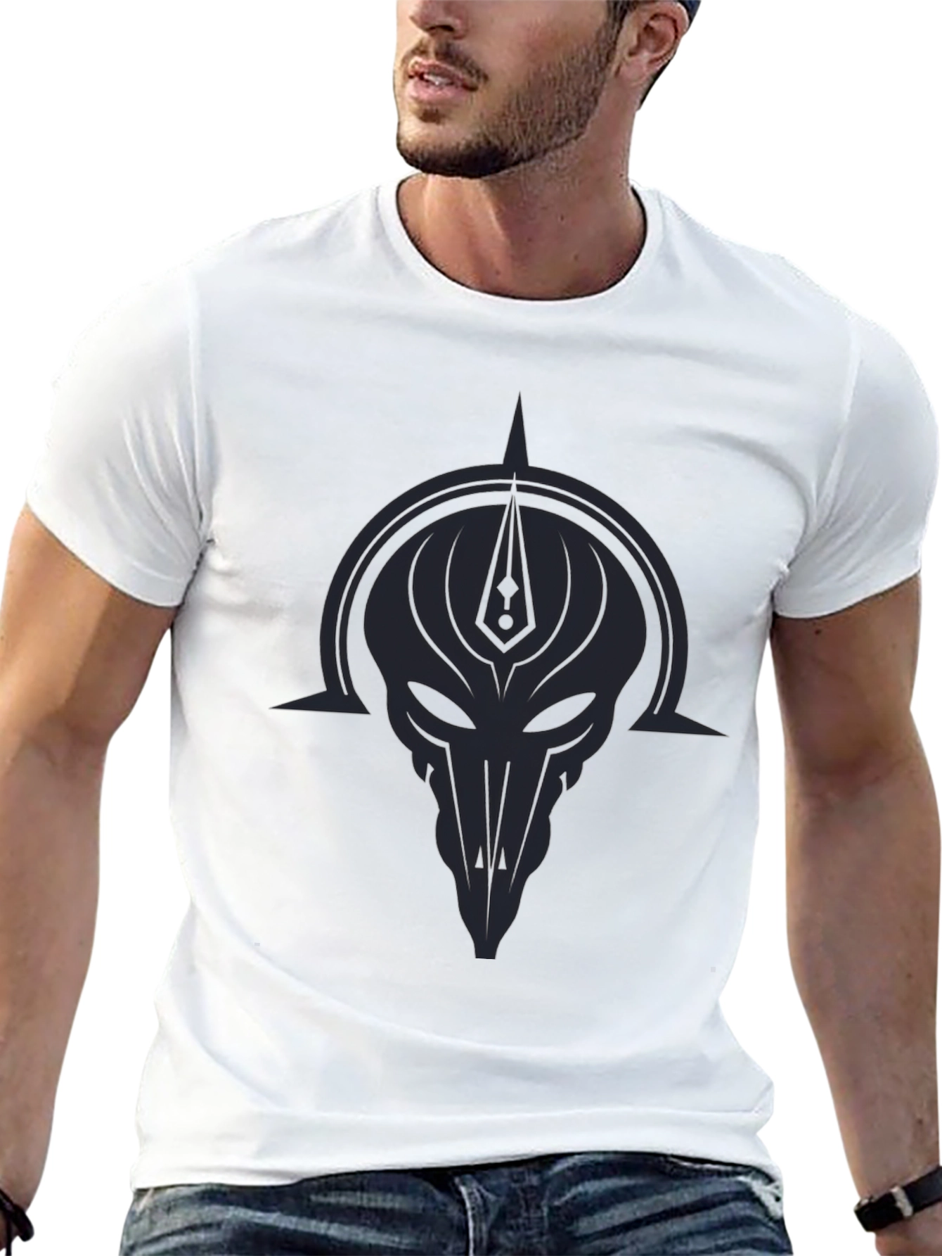 Dark Phantom Graphic Tee - Mens Black T-Shirt