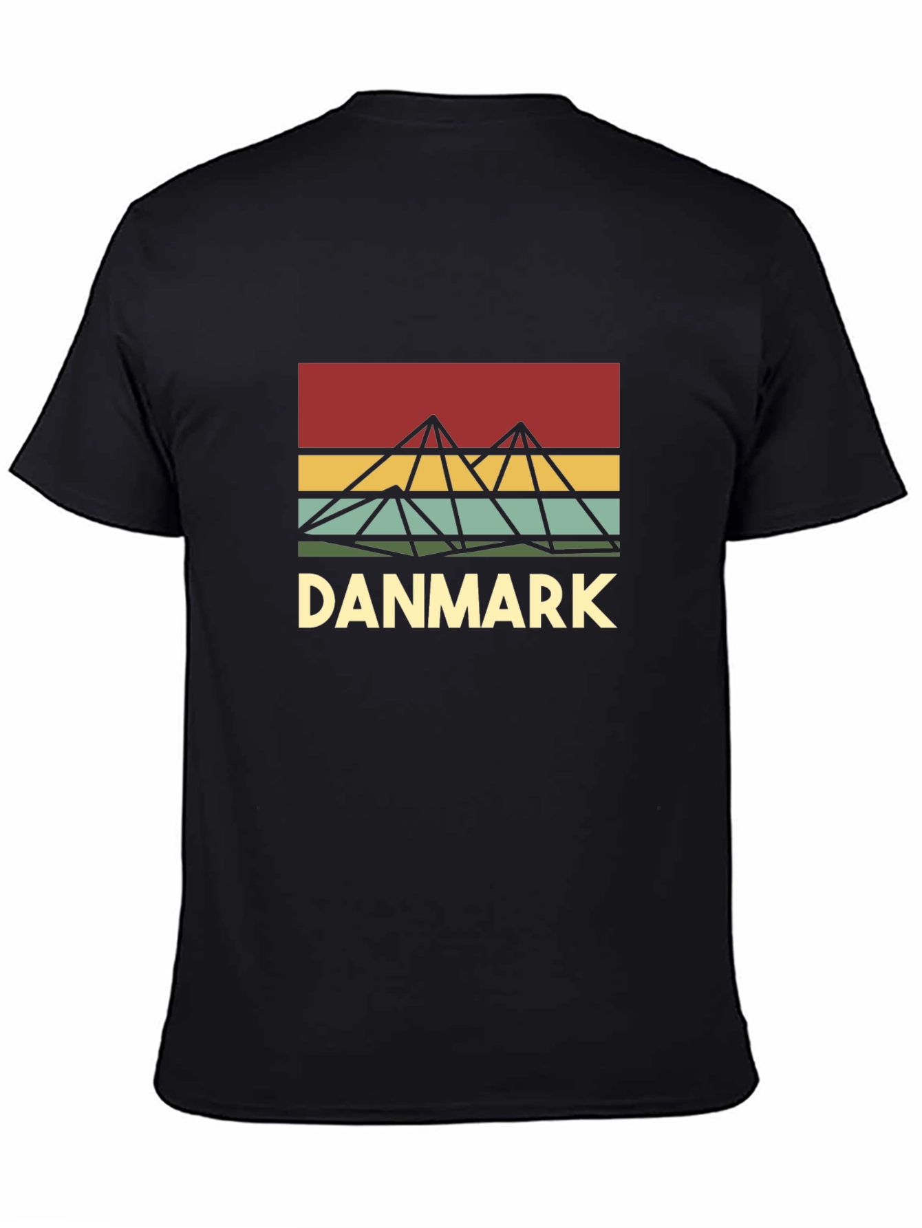 Retro DANMARK T-Shirt - Denmark Graphic Tee