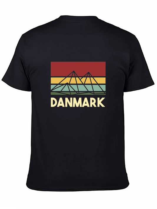 Retro DANMARK T-Shirt - Denmark Graphic Tee