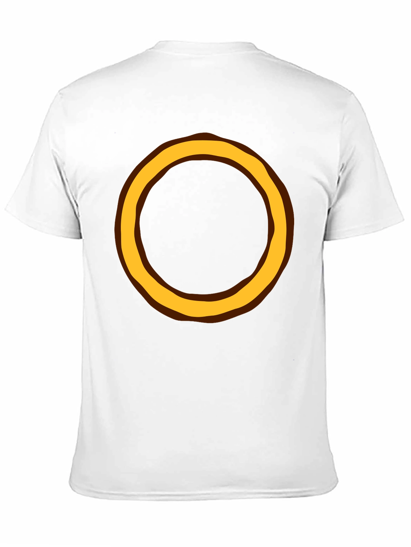 Circular Design Black T-Shirt