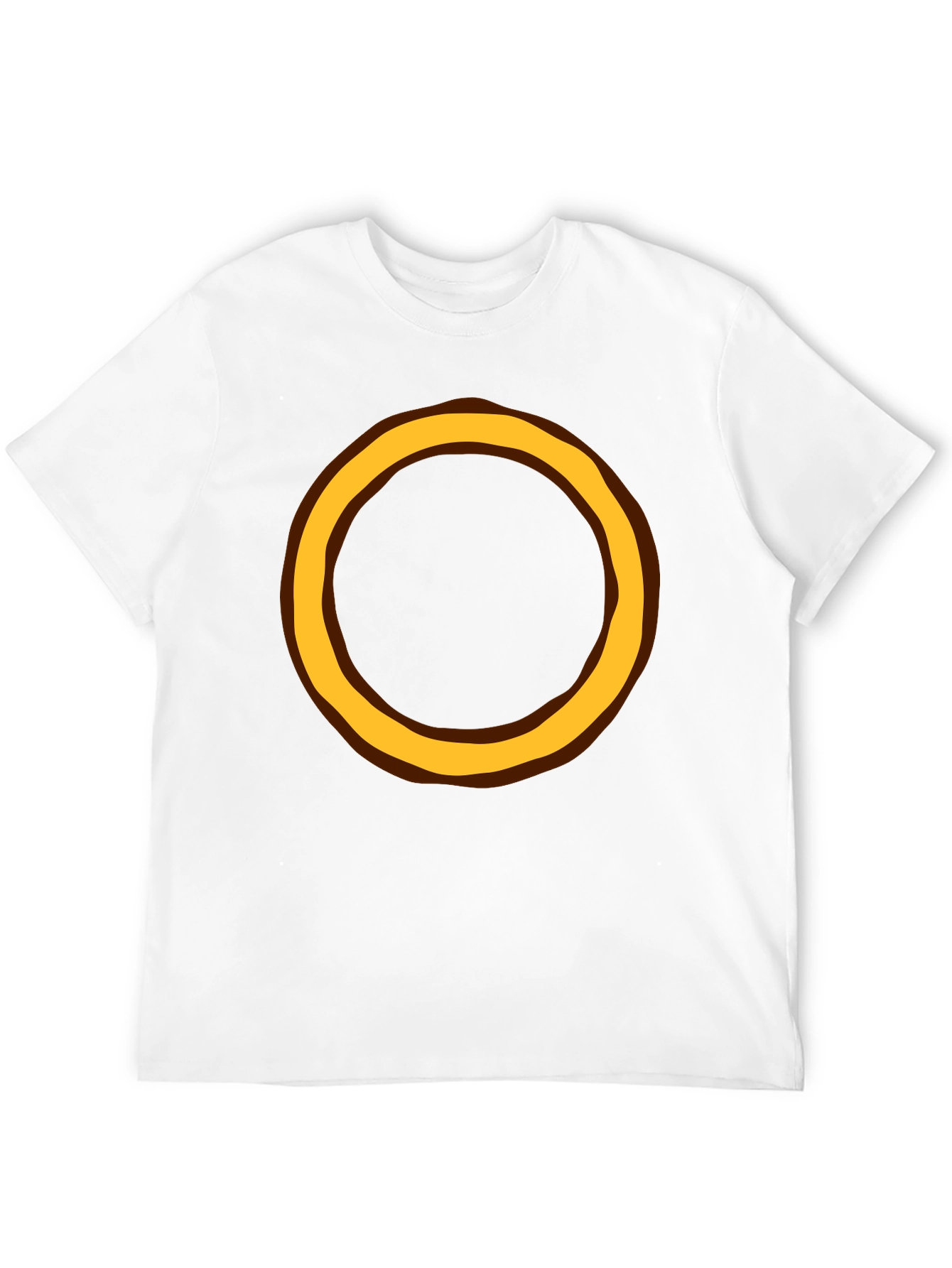 Circular Design Black T-Shirt