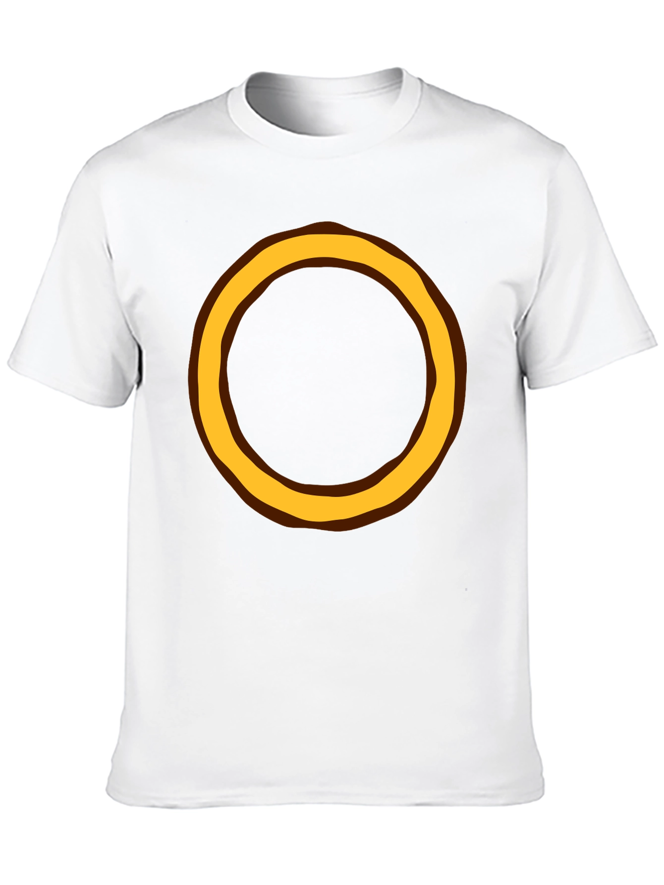Circular Design Black T-Shirt