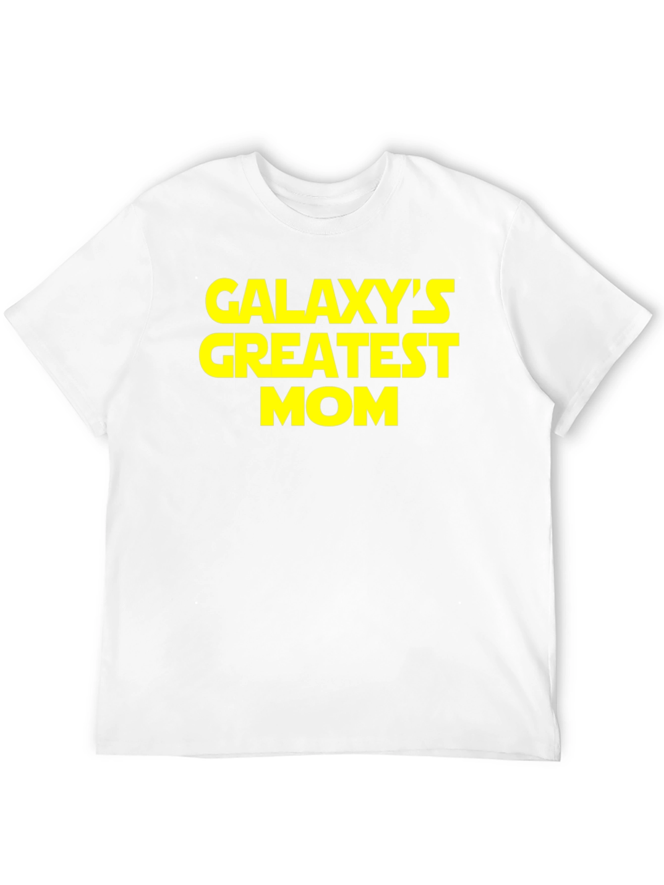 Galaxys Greatest Mom Graphic T-Shirt - Black Cotton
