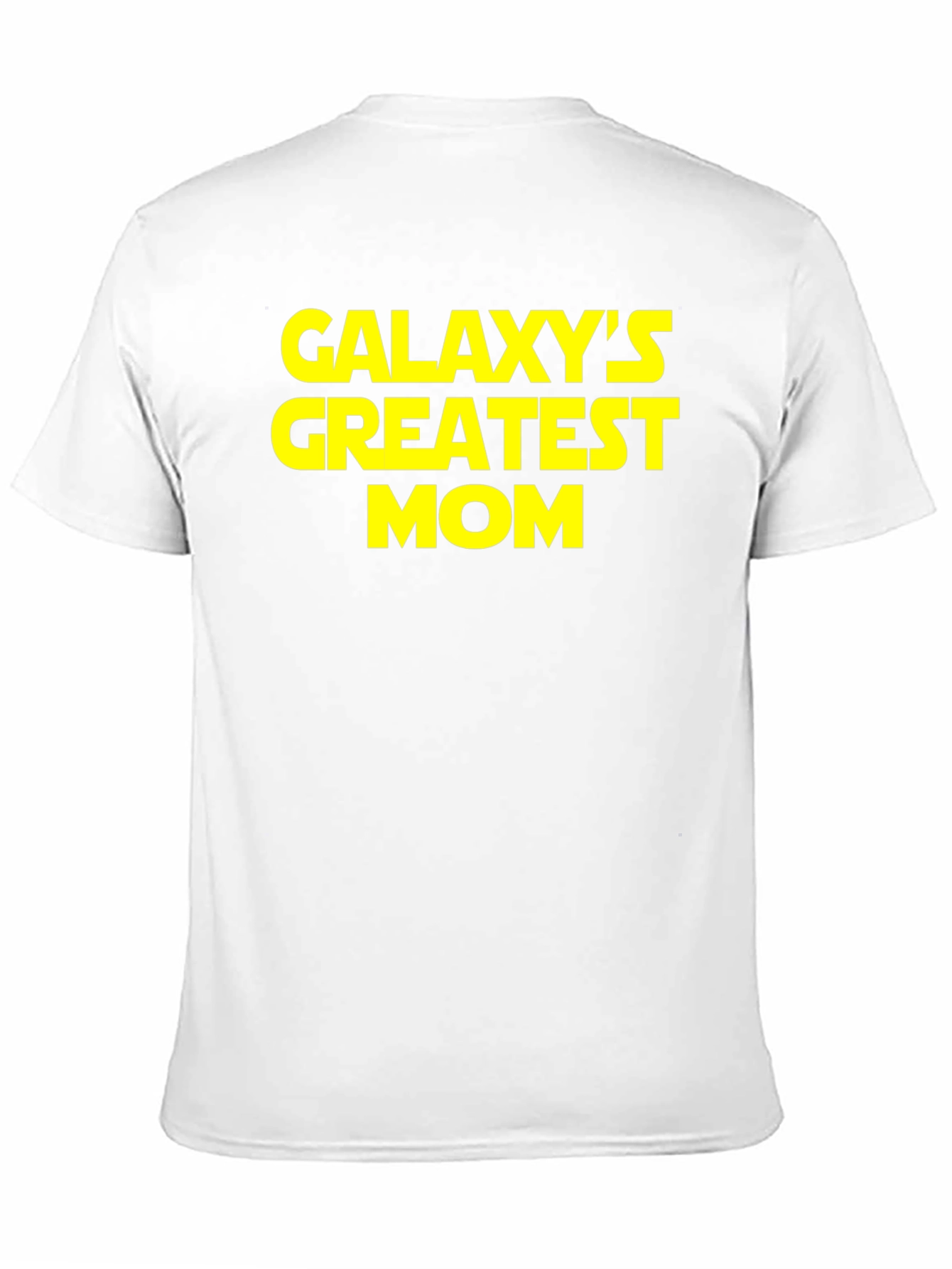 Galaxys Greatest Mom Graphic T-Shirt - Black Cotton