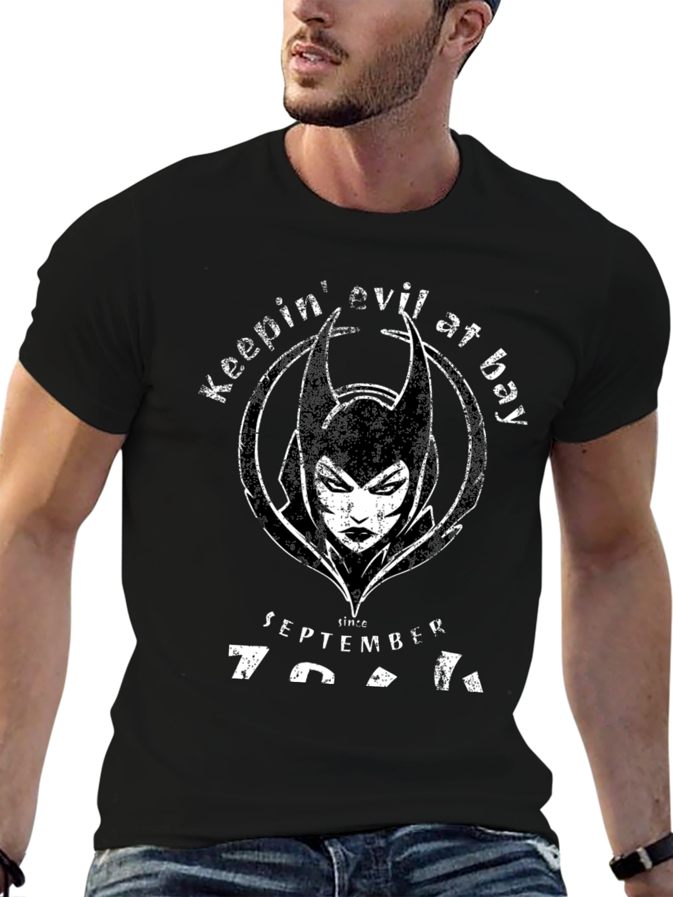 Keepin Evil at Bay Graphic Tee