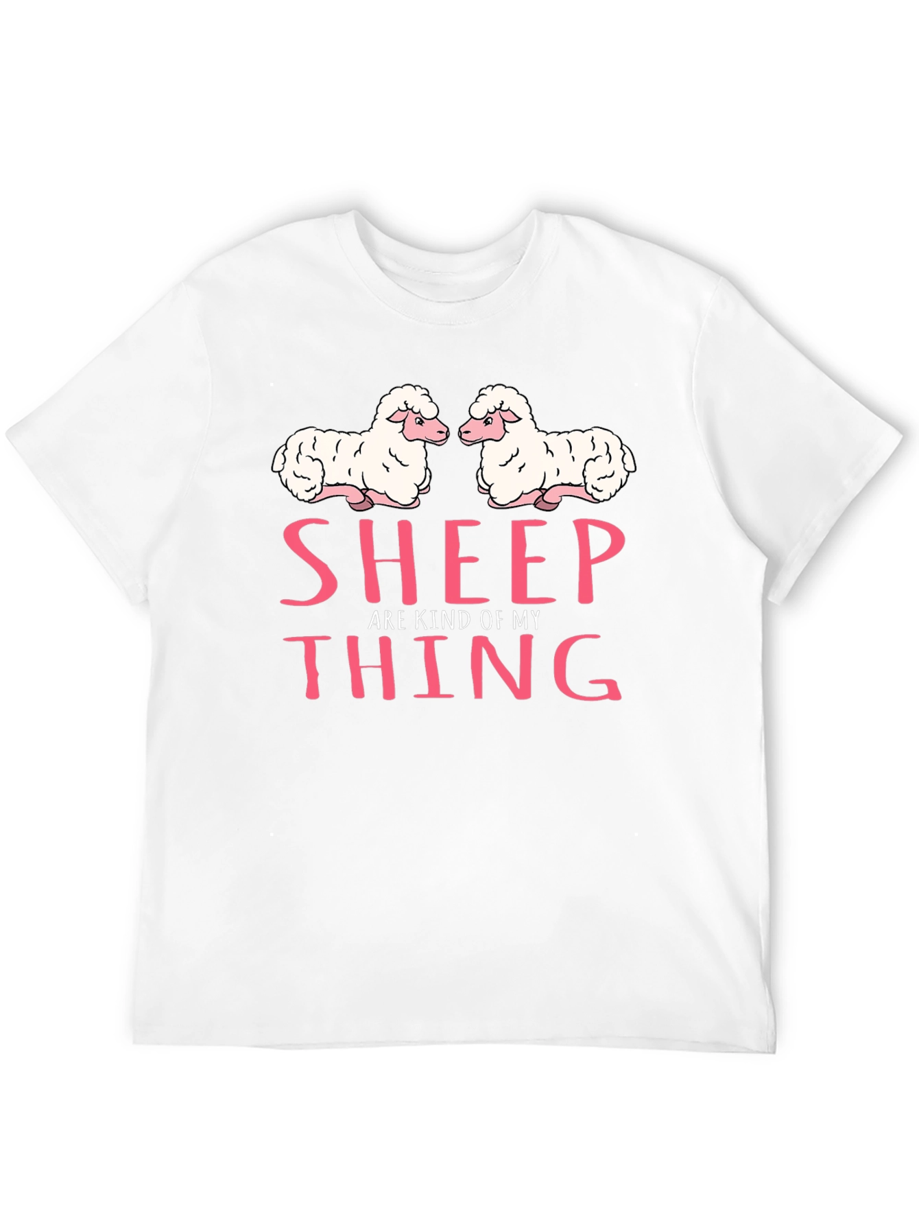 Sheep Are Kind of My Thing Black T-Shirt