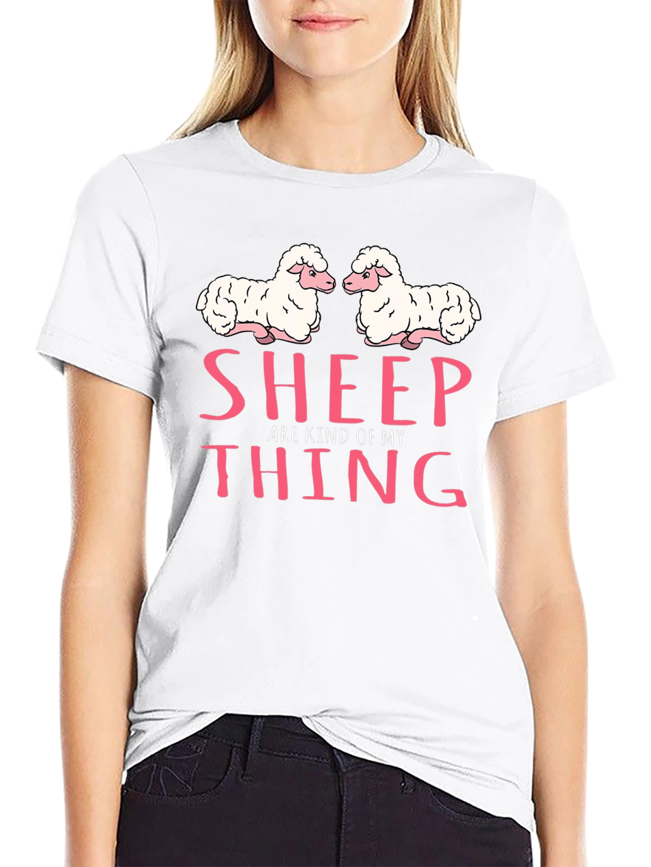 Sheep Are Kind of My Thing Black T-Shirt