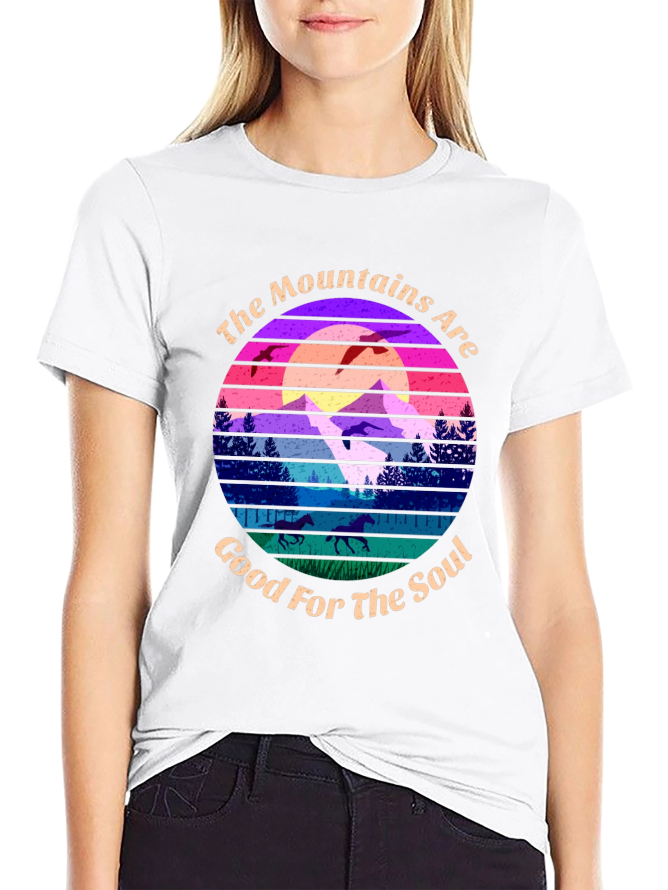 Mountains Soul T-Shirt - Nature Lover Tee