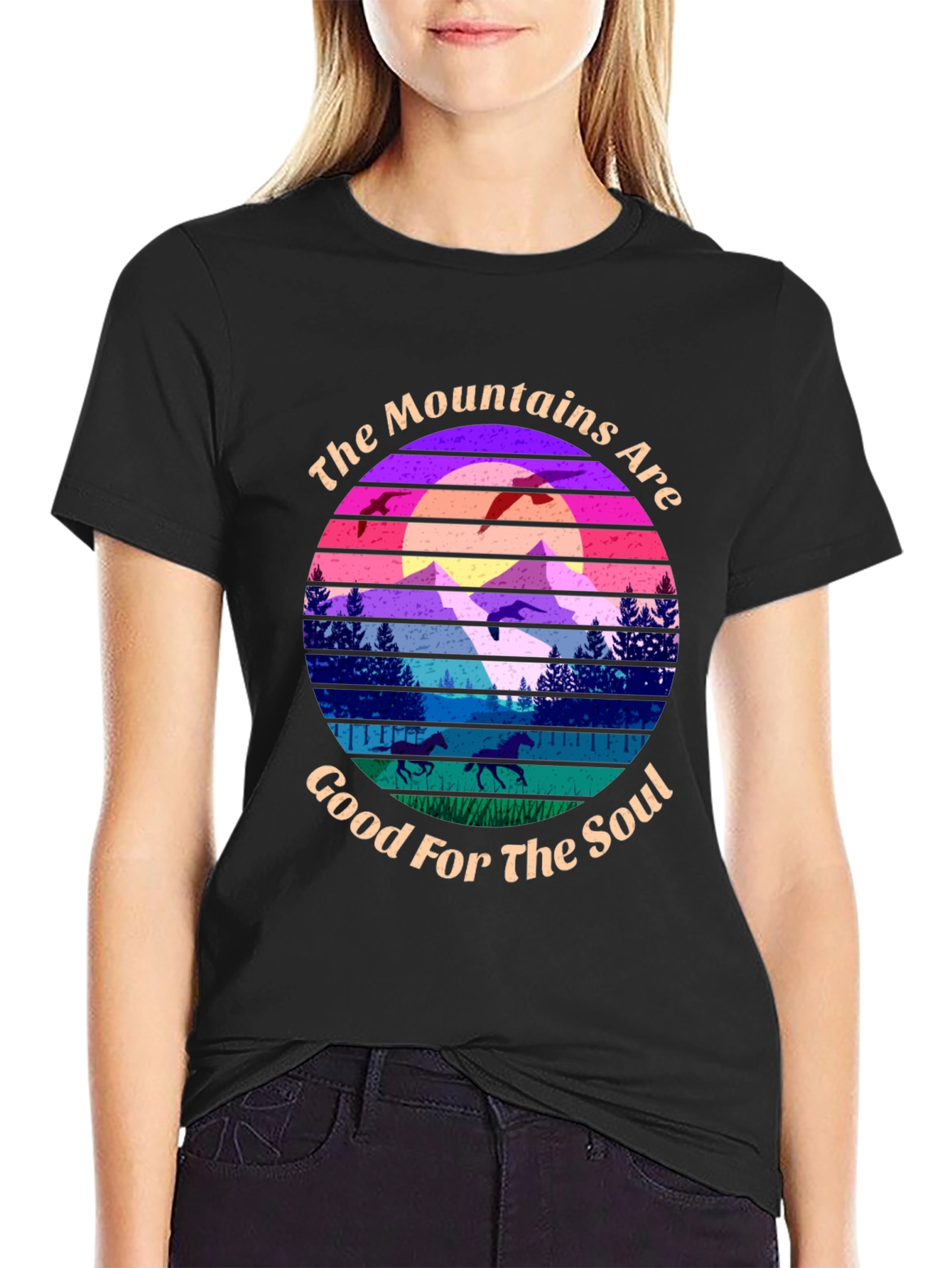Mountains Soul T-Shirt - Nature Lover Tee