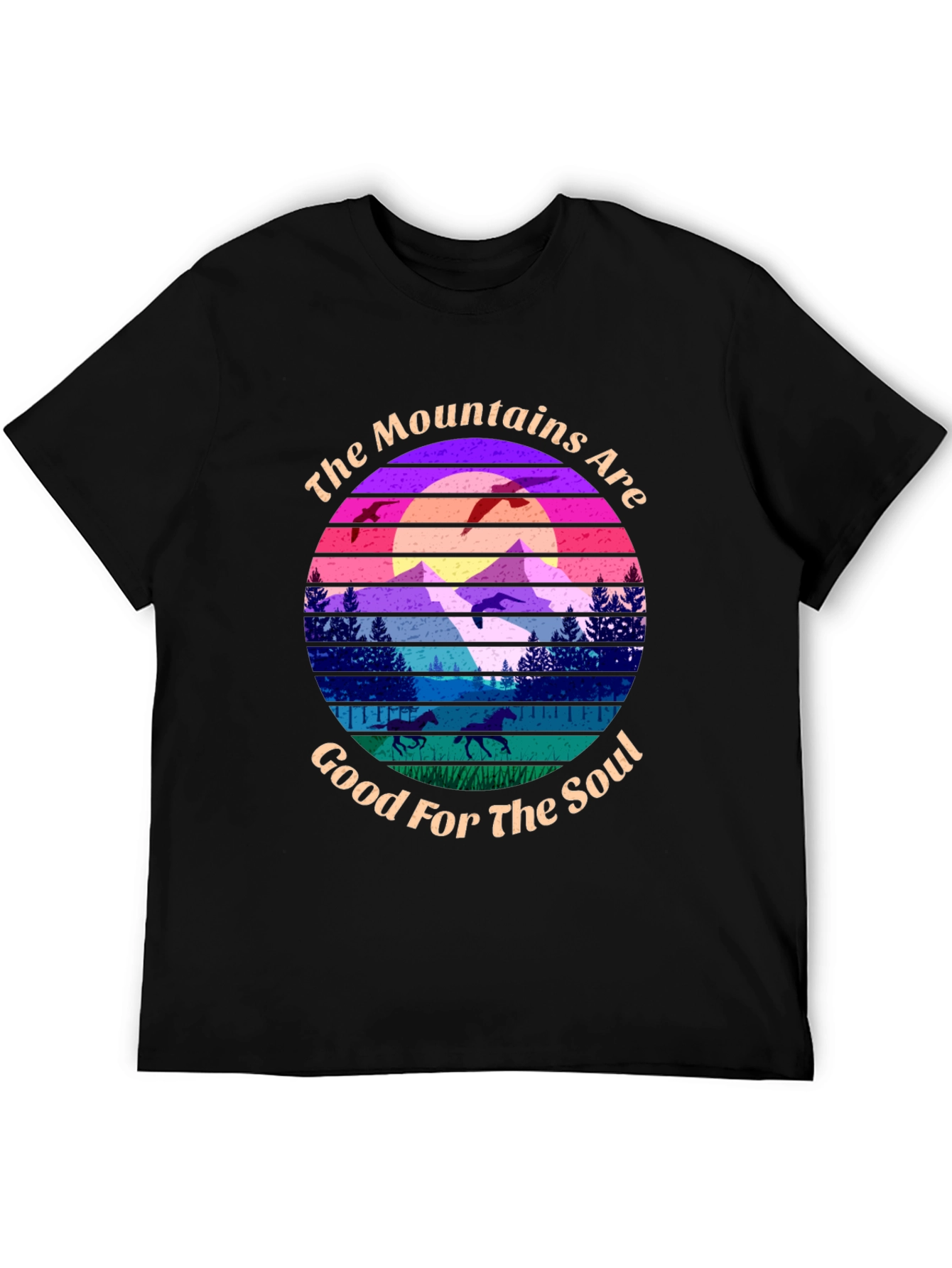 Mountains Soul T-Shirt - Nature Lover Tee