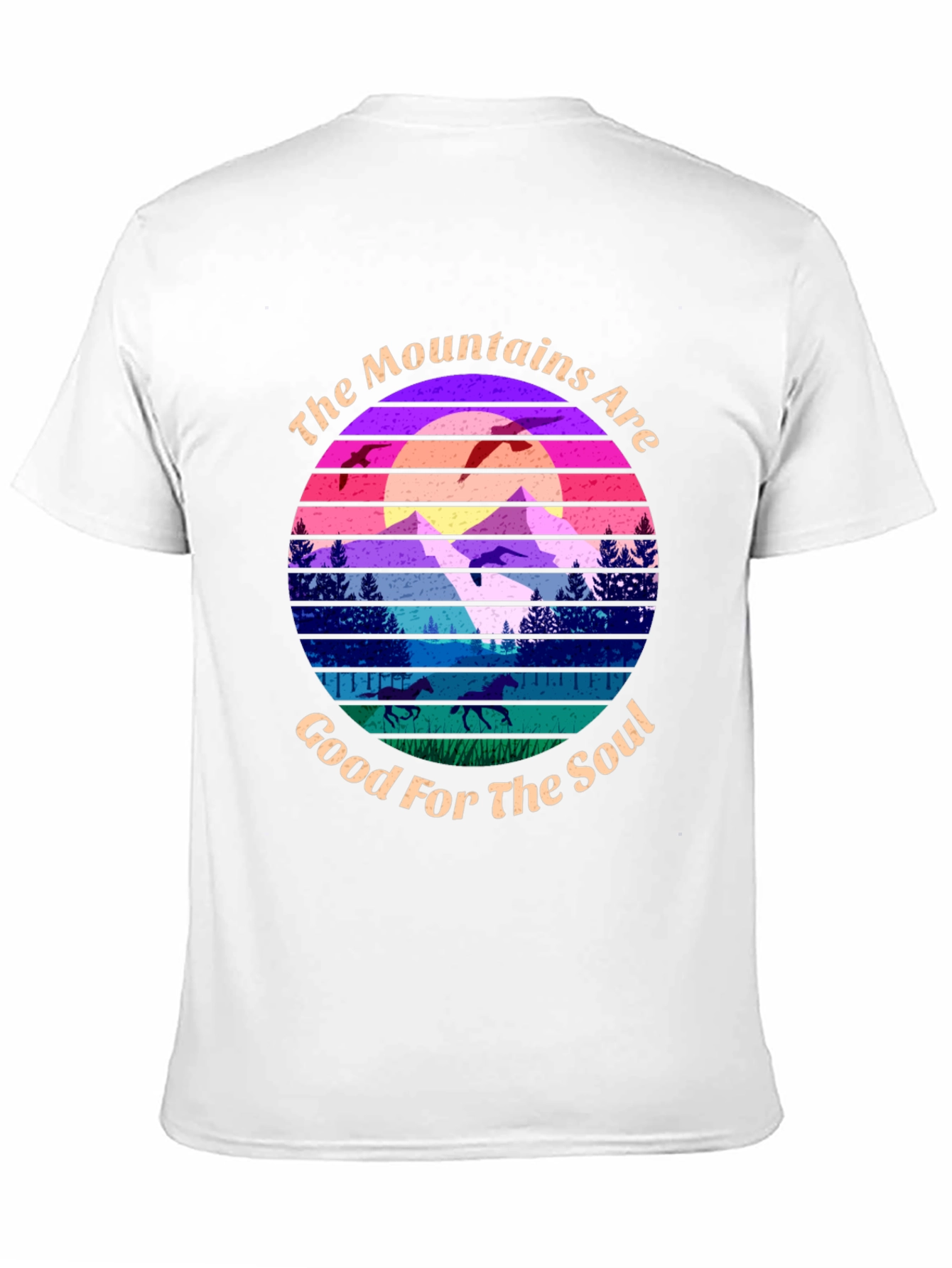 Mountains Soul T-Shirt - Nature Lover Tee