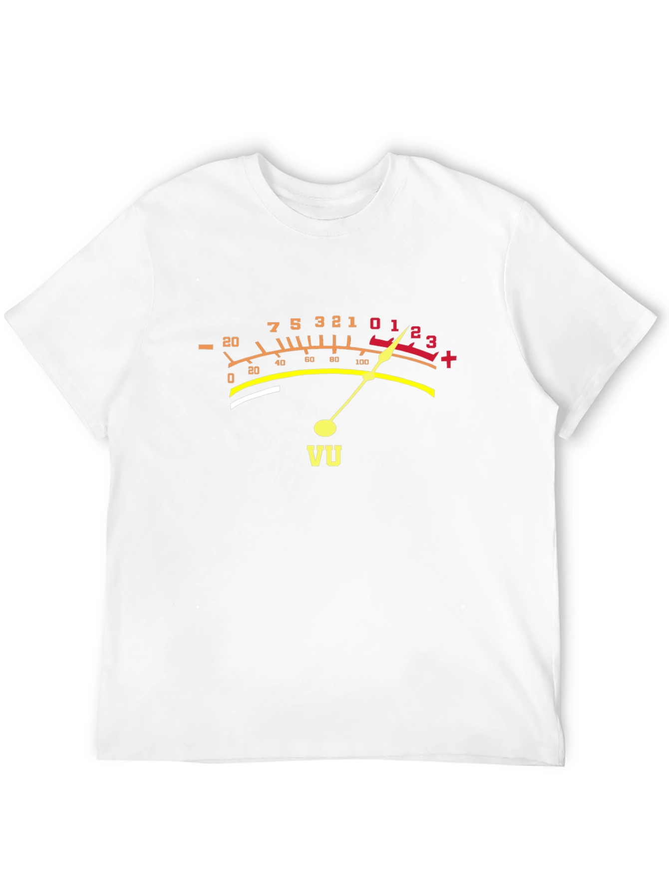 VU Meter Graphic Tee - Audio Enthusiast T-Shirt