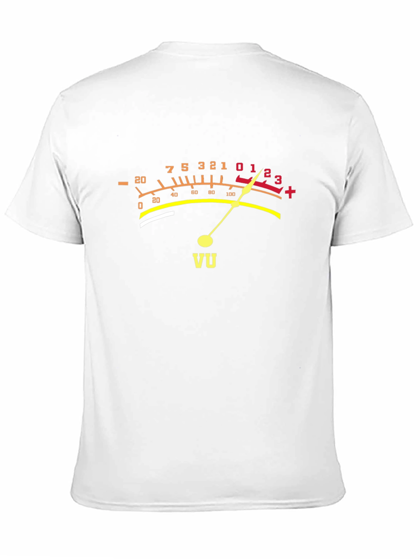 VU Meter Graphic Tee - Audio Enthusiast T-Shirt