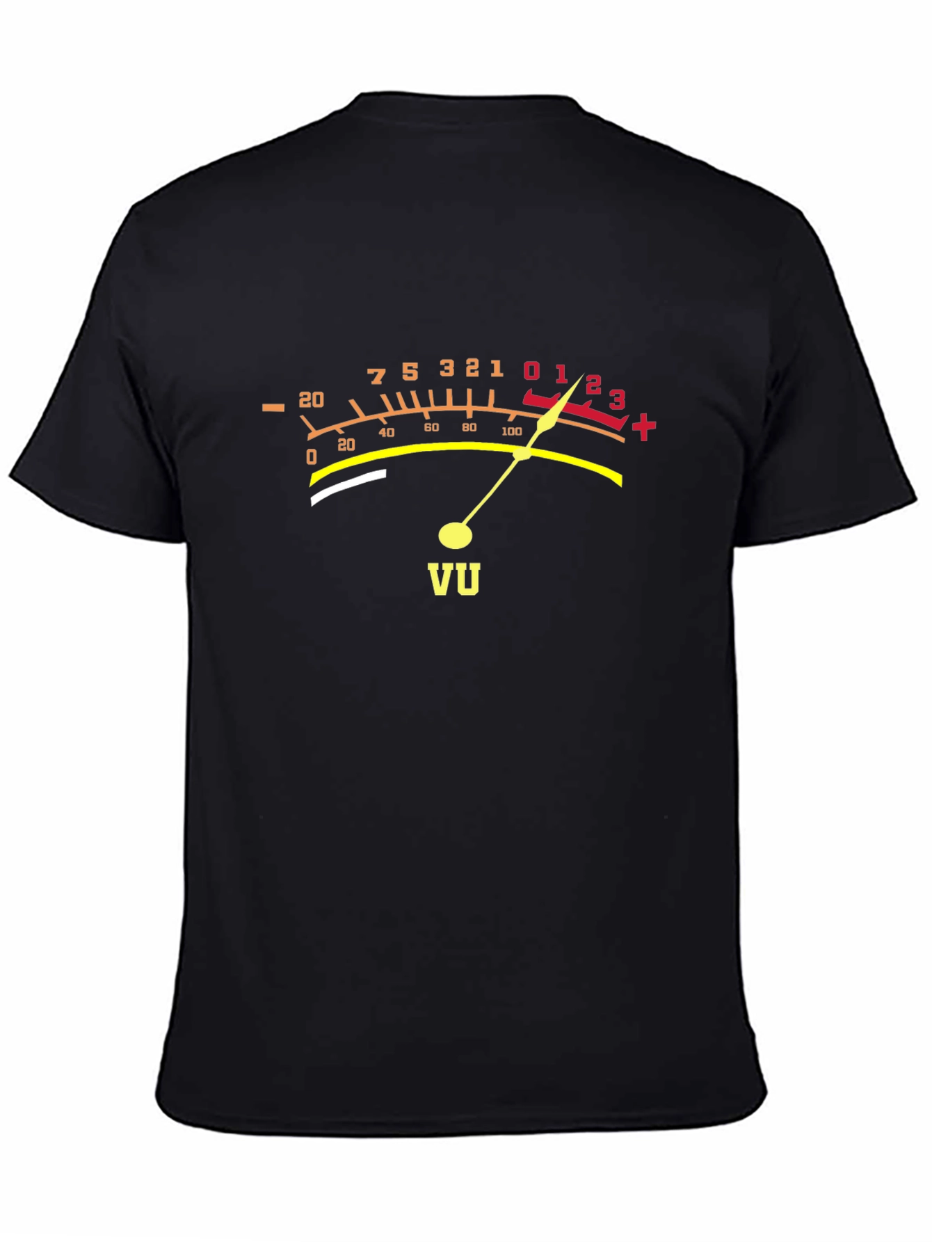 VU Meter Graphic Tee - Audio Enthusiast T-Shirt