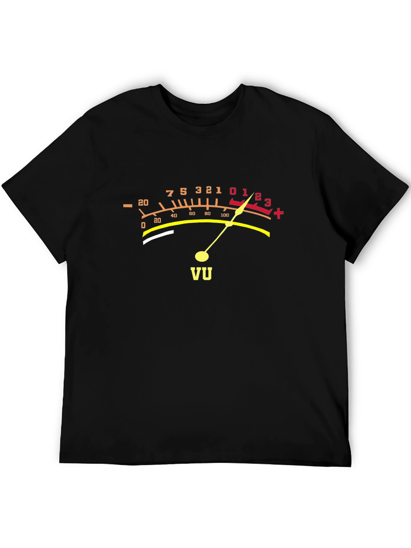 VU Meter Graphic Tee - Audio Enthusiast T-Shirt
